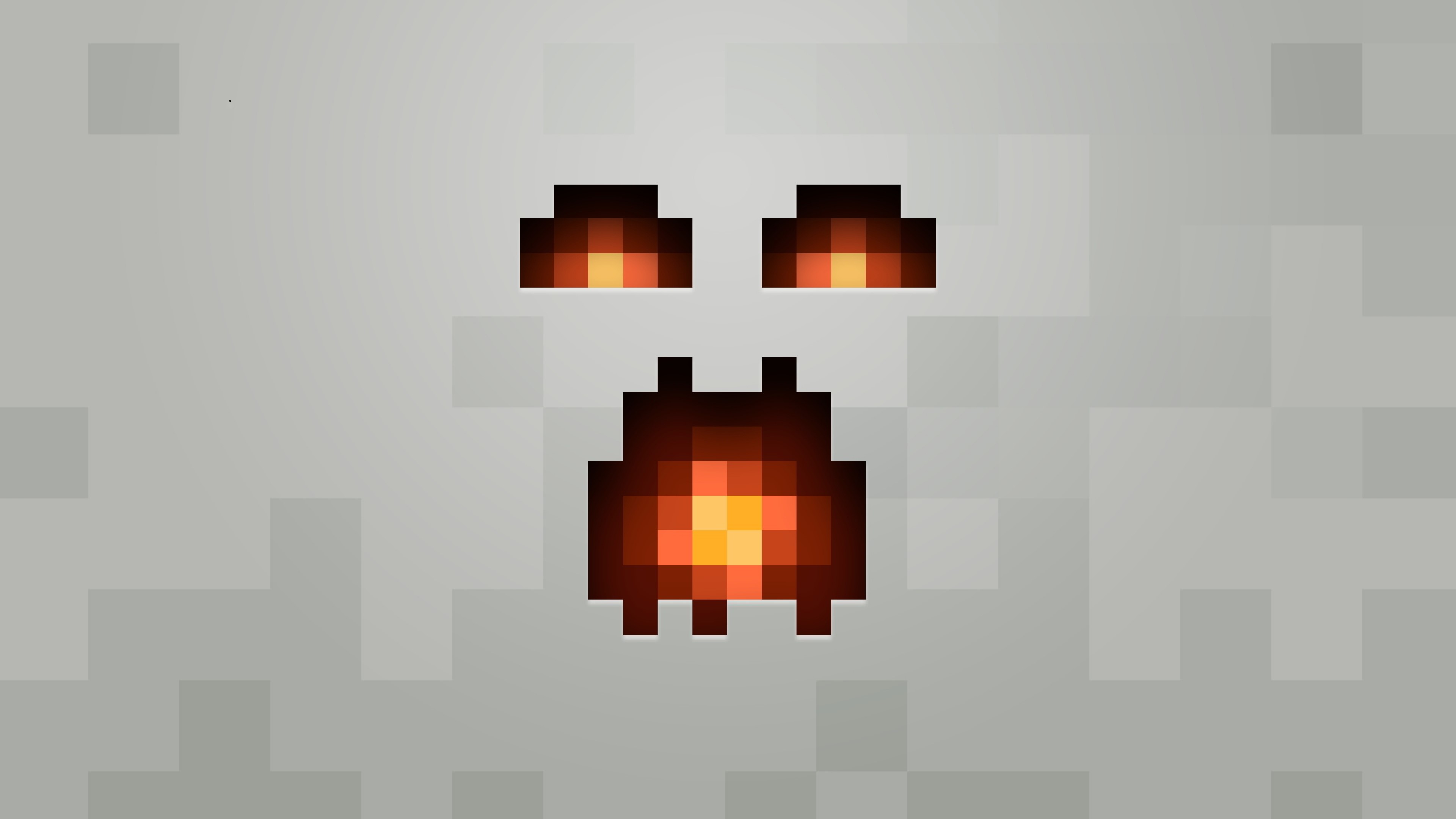 minecraft, games, minimalism, HD Wallpaper