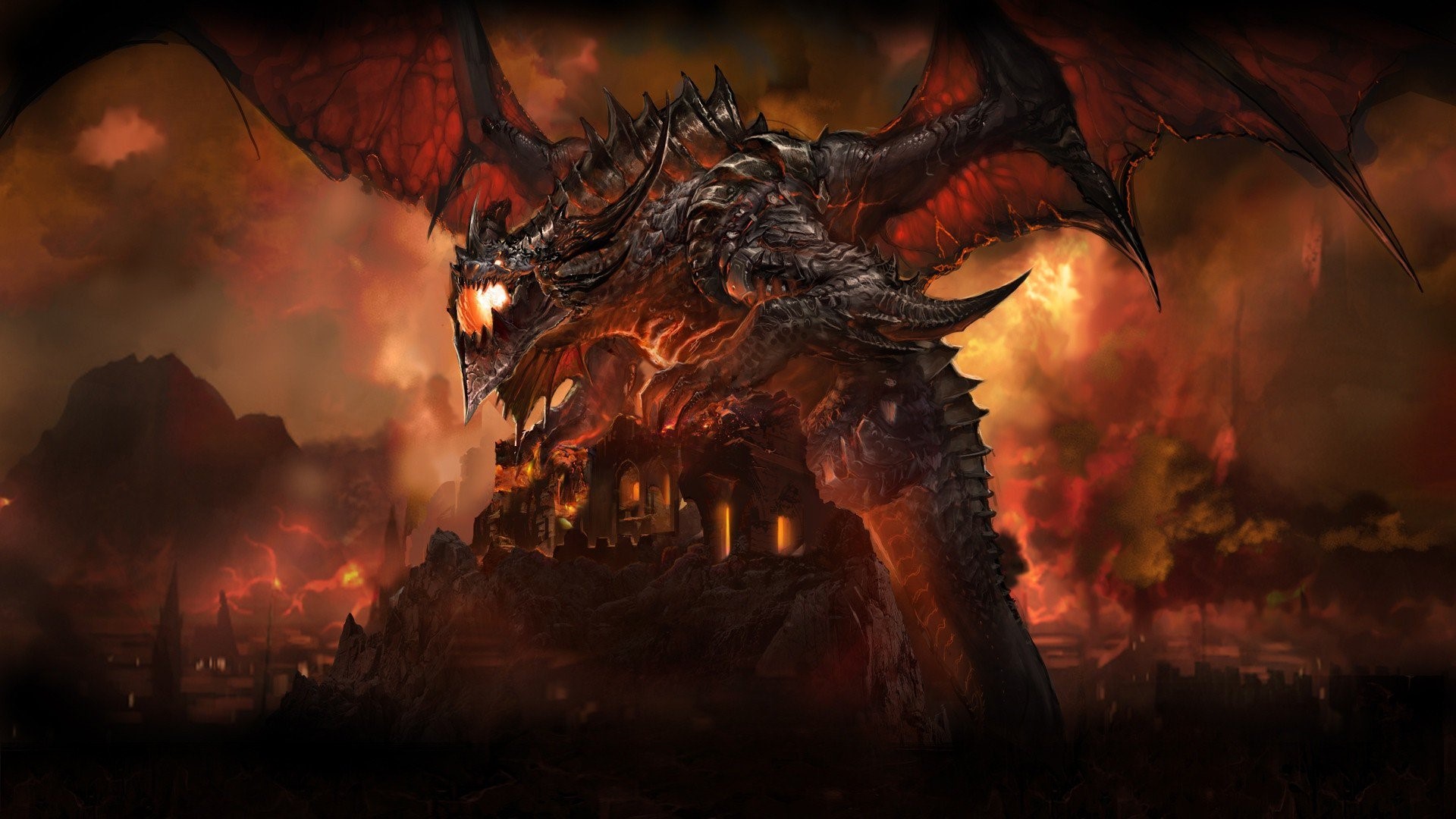 world of warcraft, games, dragon, HD Wallpaper