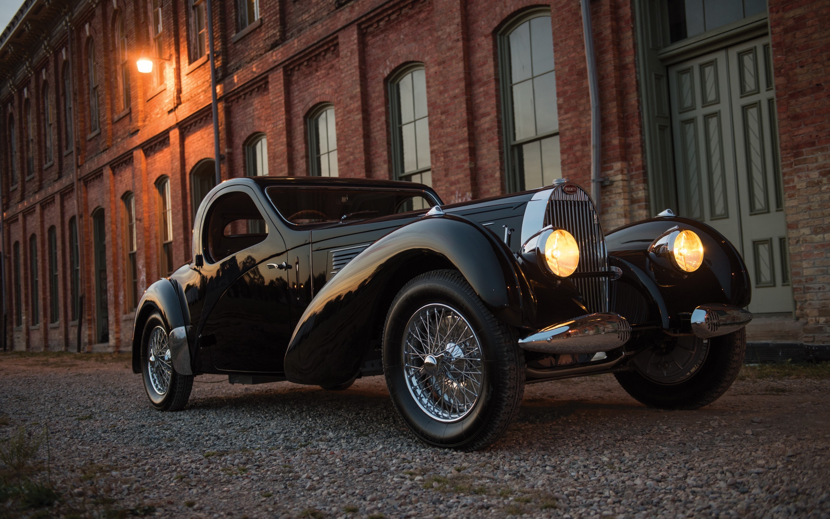 bugatti, cars, vintage, black, HD Wallpaper