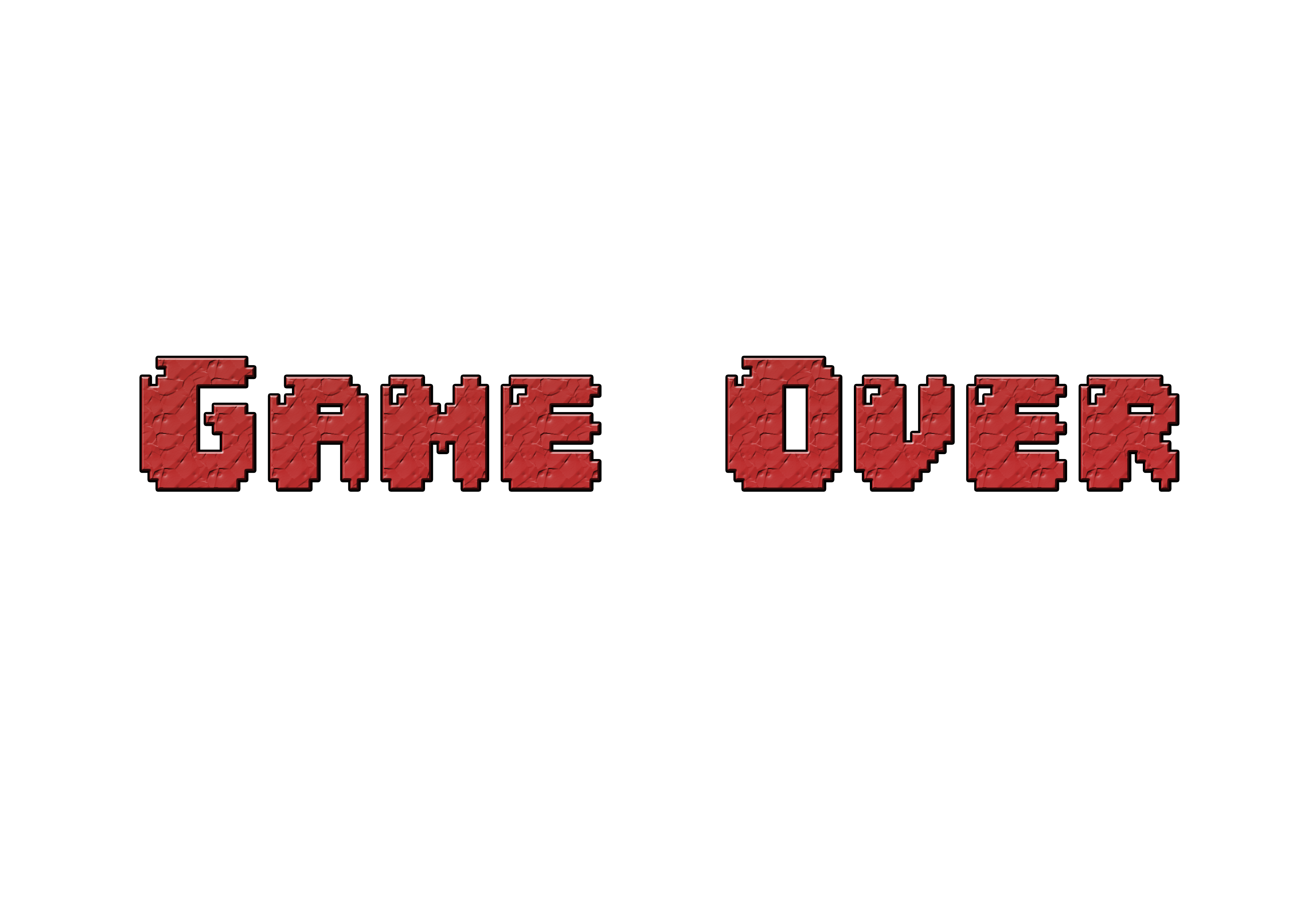 game over, minimalism, typography, hd, 4k, HD Wallpaper
