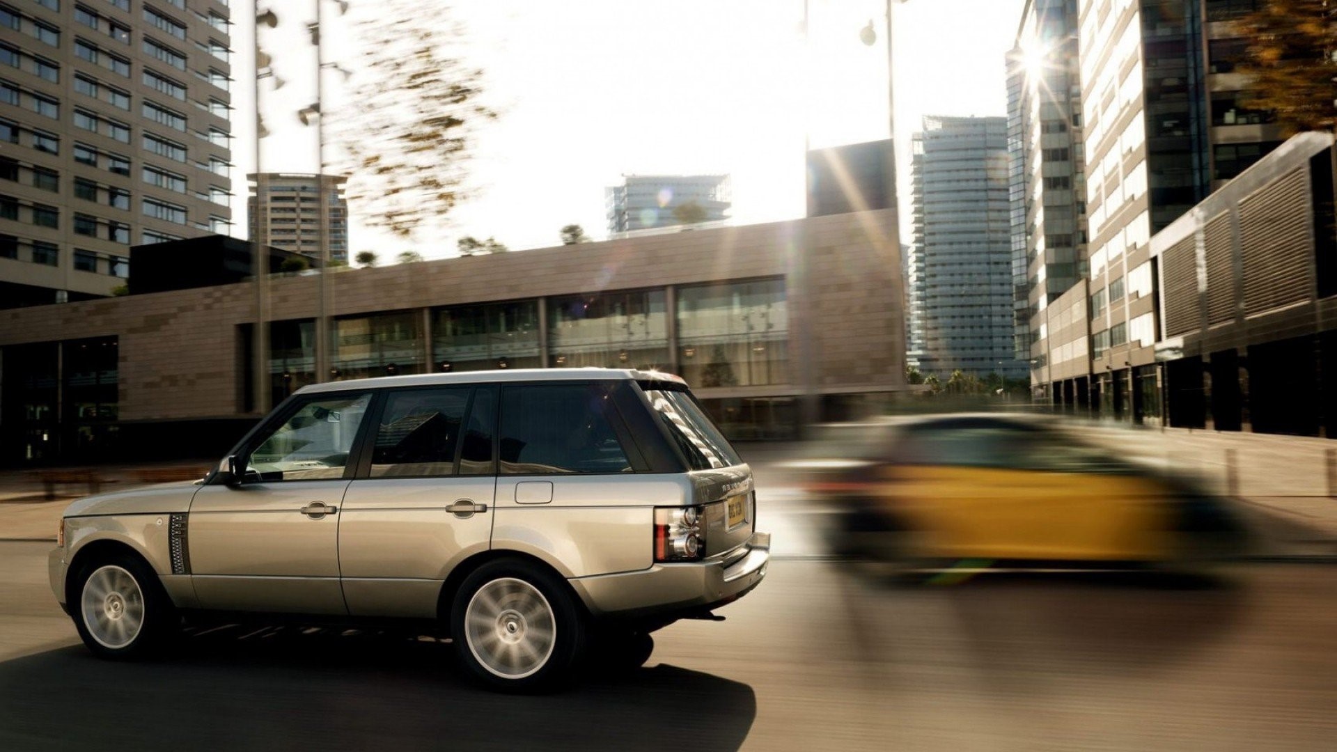 land rover, range rover, cars, blur, HD Wallpaper