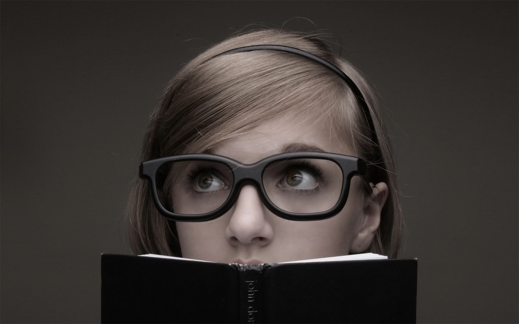 glasses, girl, HD Wallpaper
