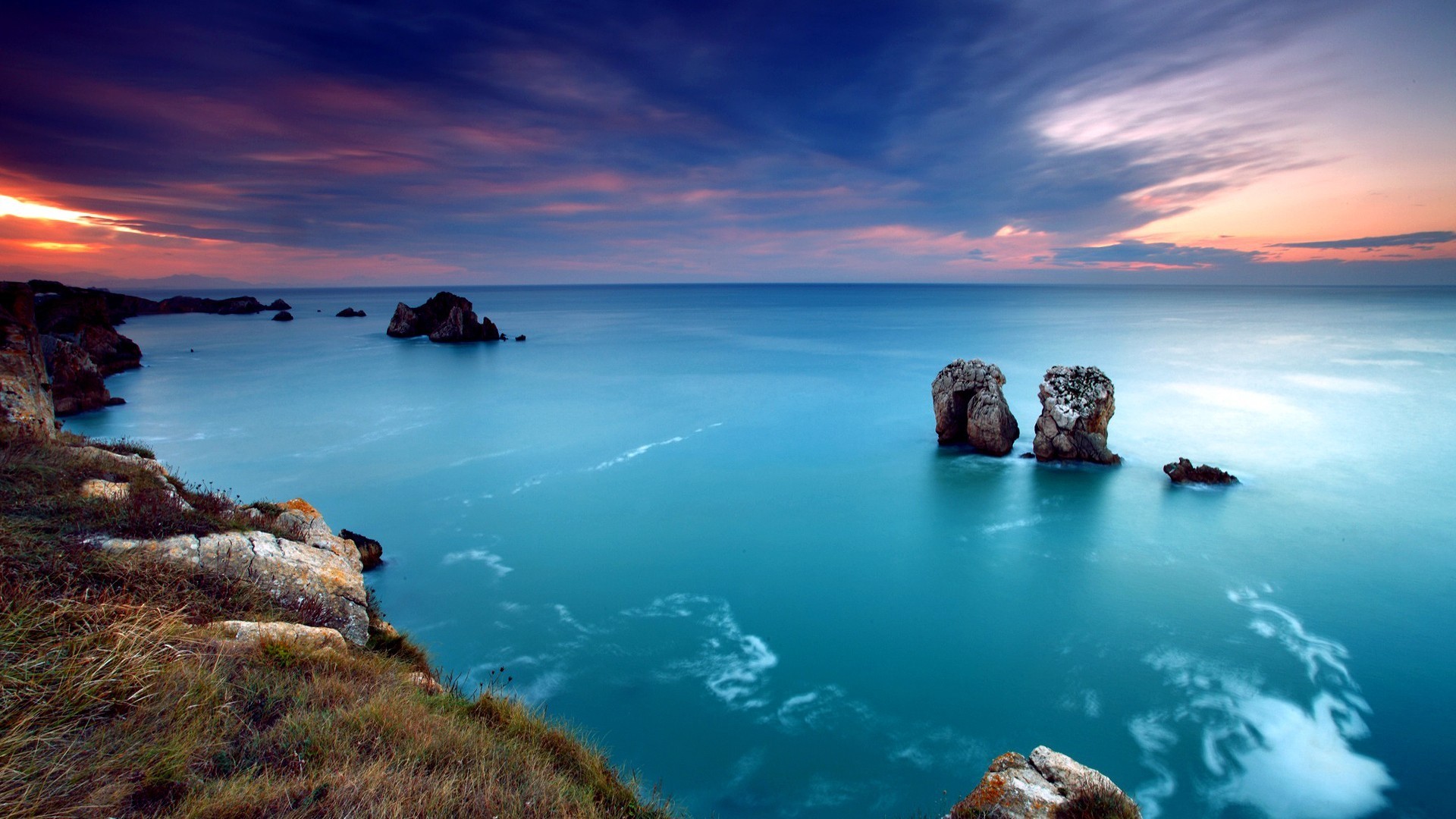 landscape, nature, clouds, sea, HD Wallpaper