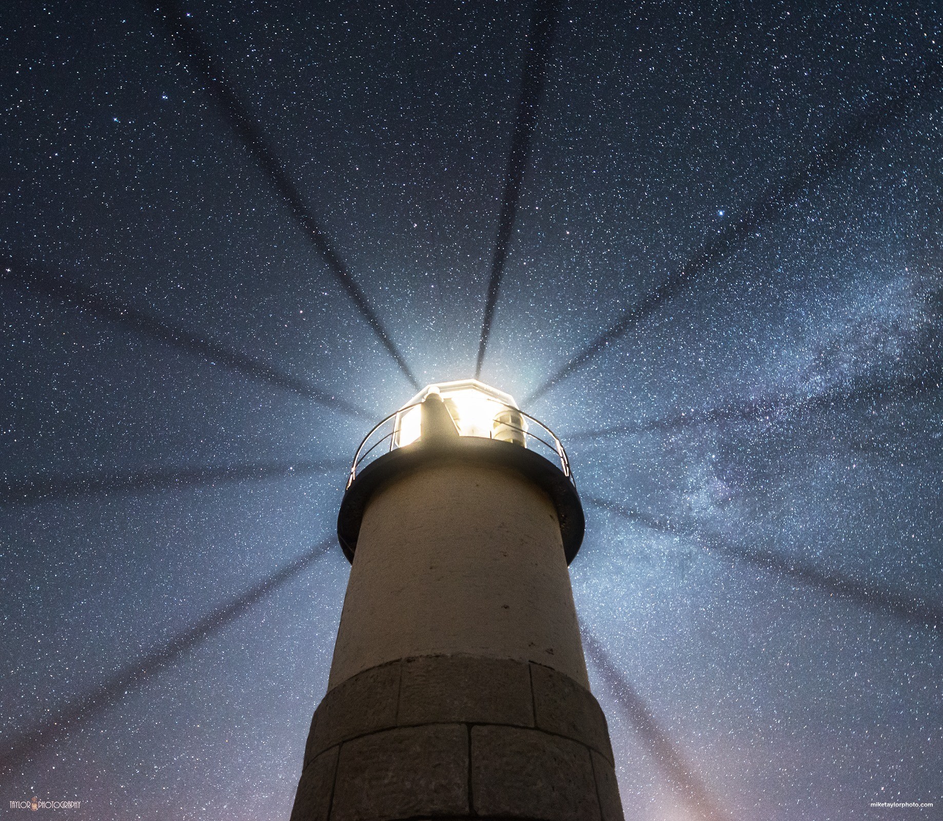 lighthouse, nature, stars, HD Wallpaper
