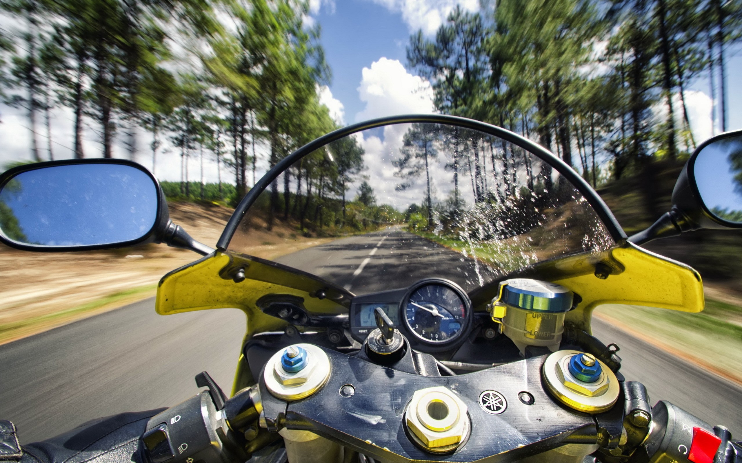 yamaha, bikes, yamaha r1, HD Wallpaper