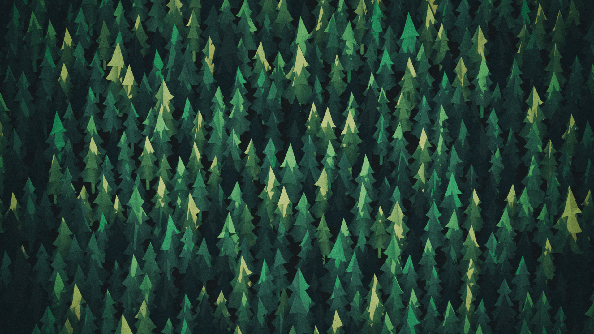 minimalism, trees, artist, HD Wallpaper