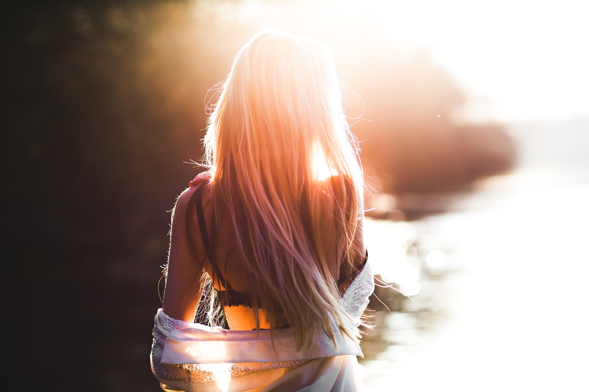 girls, blonde, HD Wallpaper