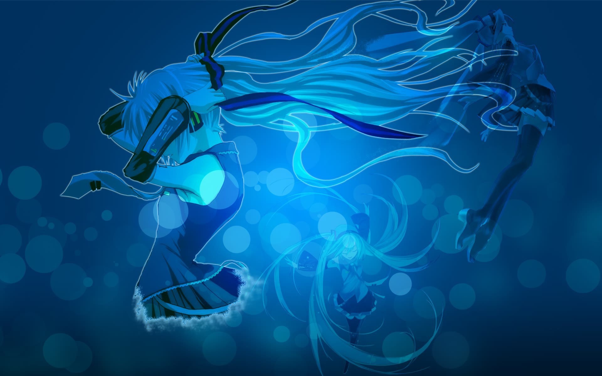 hatsune miku, artist, digital art, HD Wallpaper