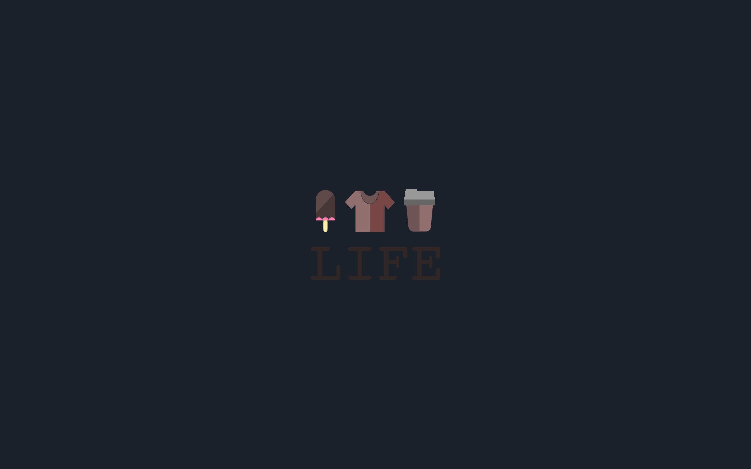 life, minimalism, artist, HD Wallpaper