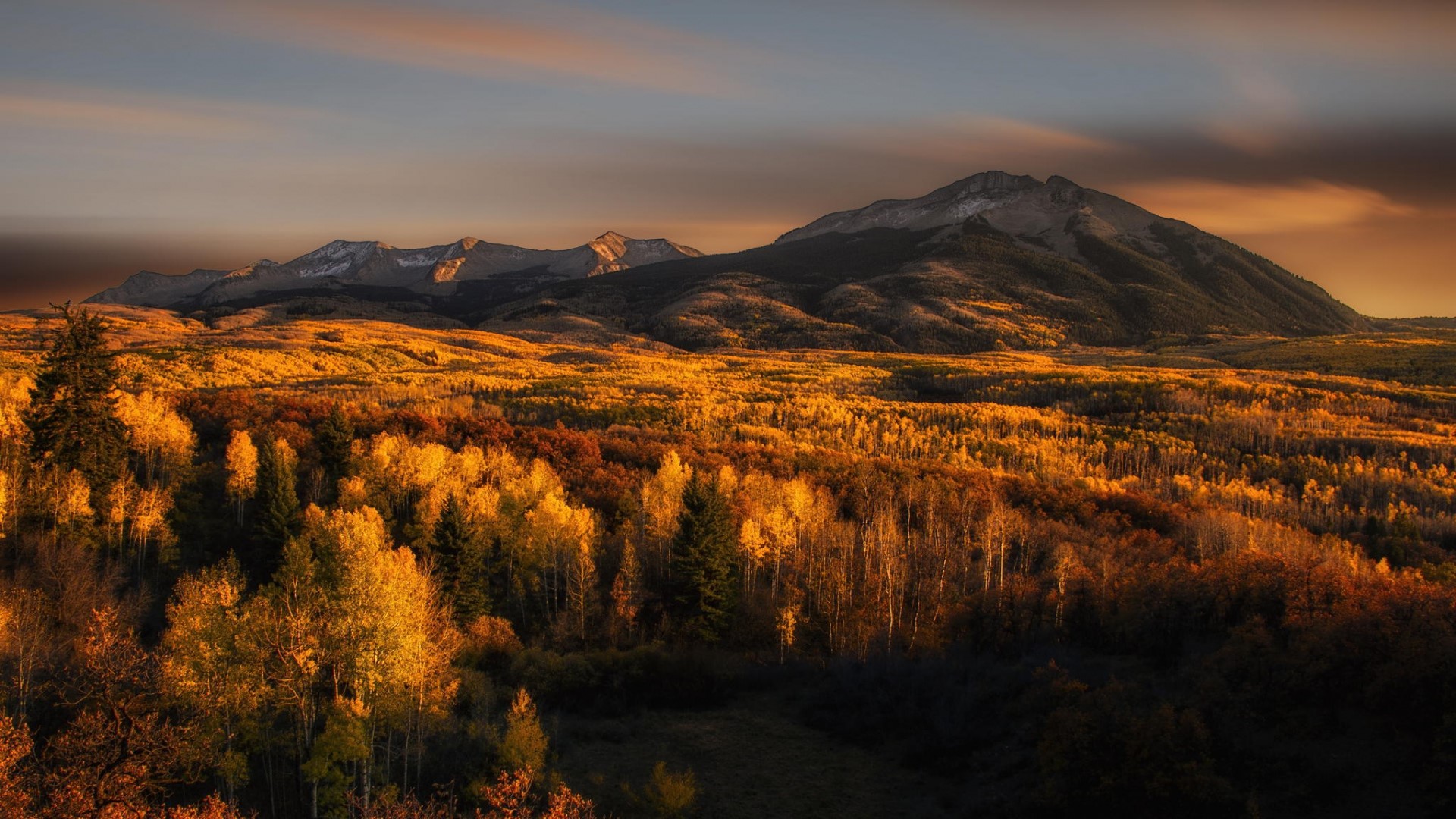 autumn, nature, mountains, HD Wallpaper