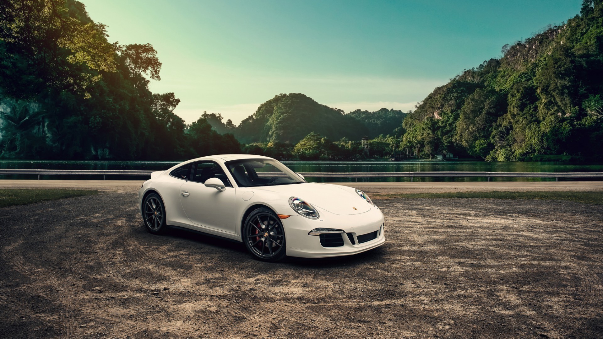 porsche, cars, white, HD Wallpaper