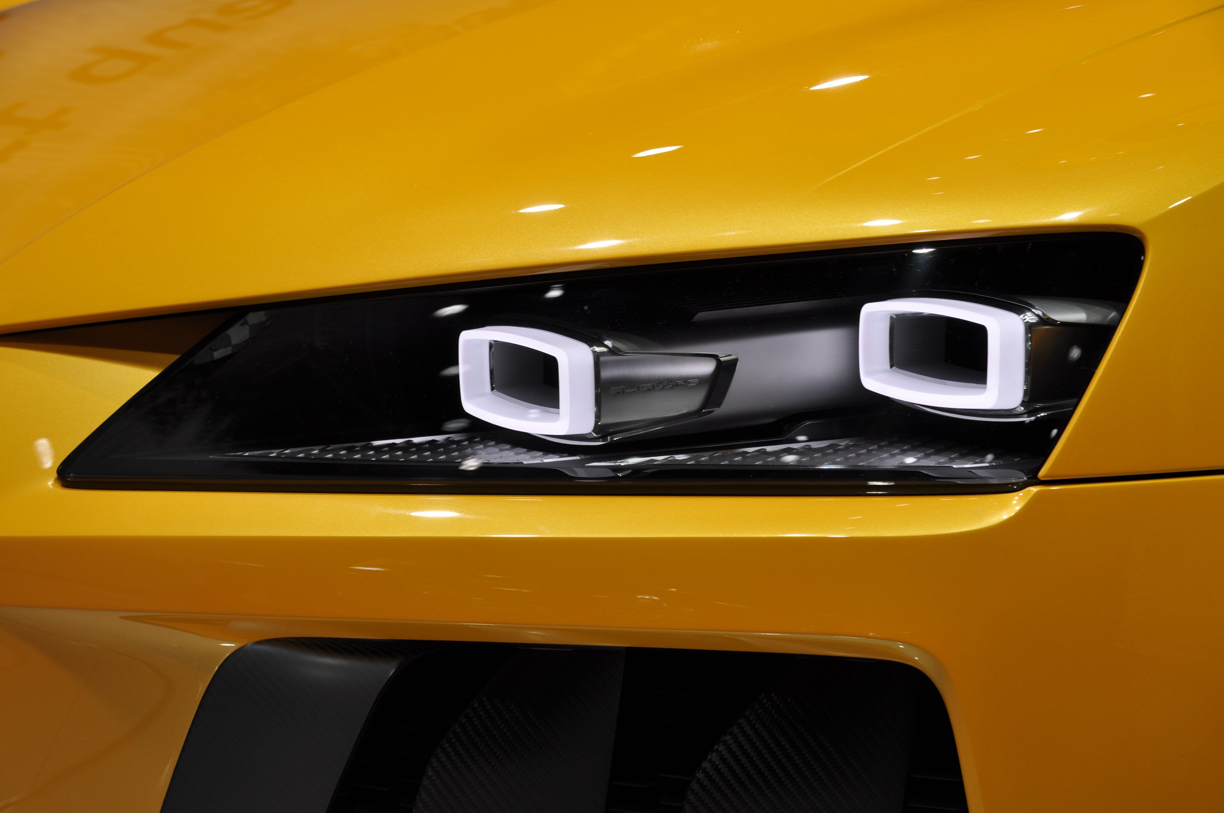 audi, cars, lights, HD Wallpaper