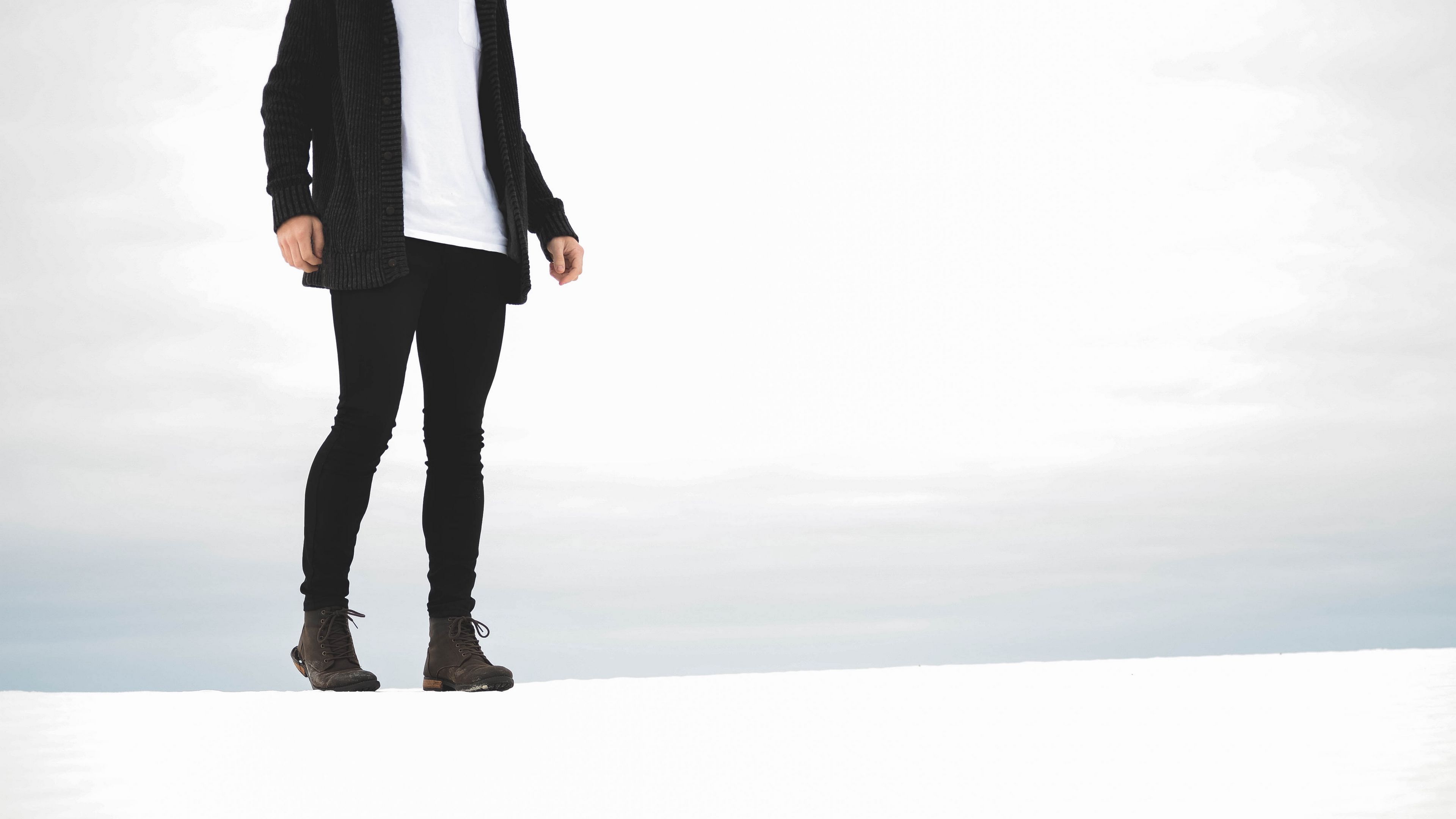 man, clothes, bw, style, 4k, HD Wallpaper