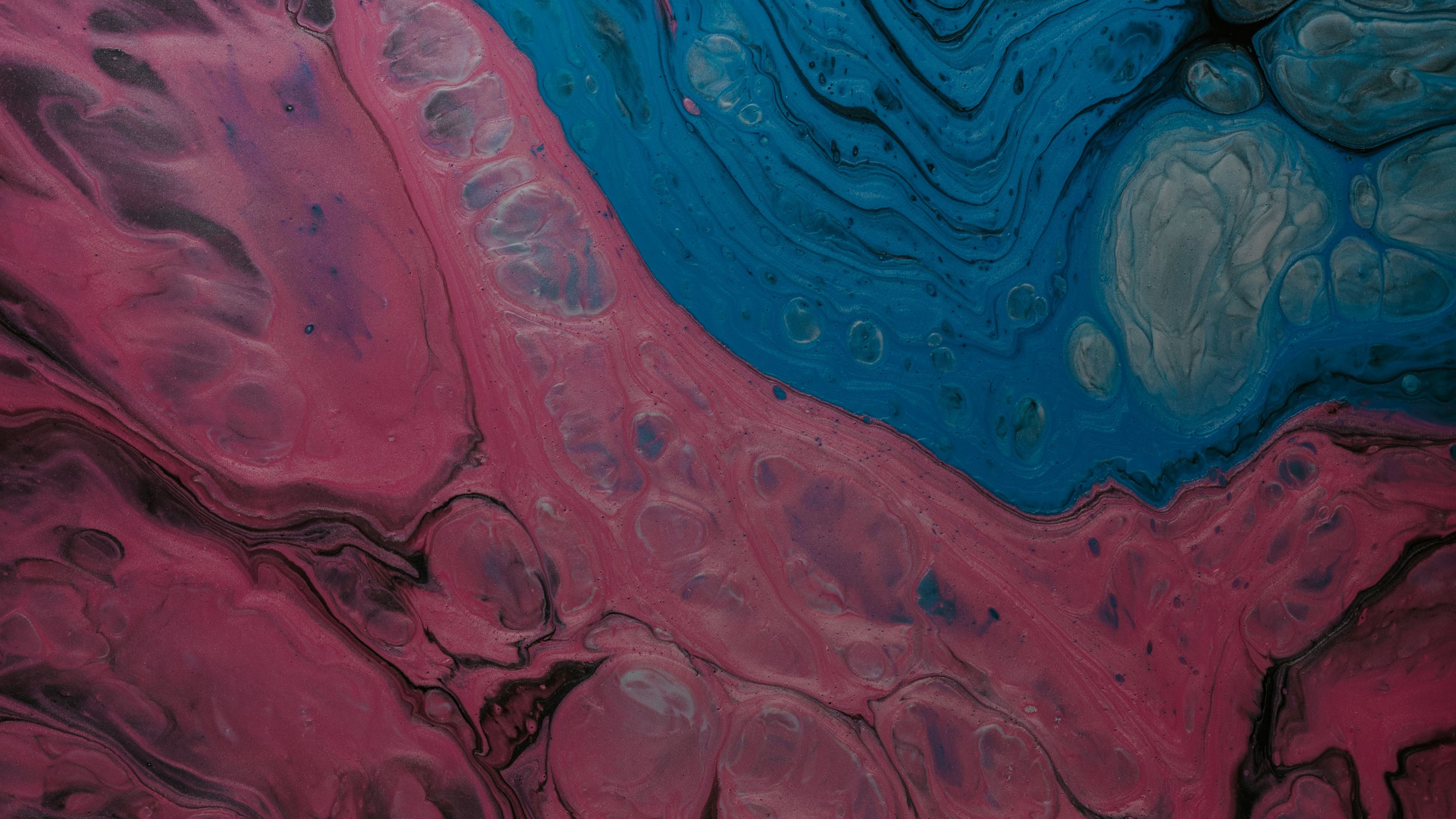 stains, paint, liquid, thick, abstraction, 4k, HD Wallpaper
