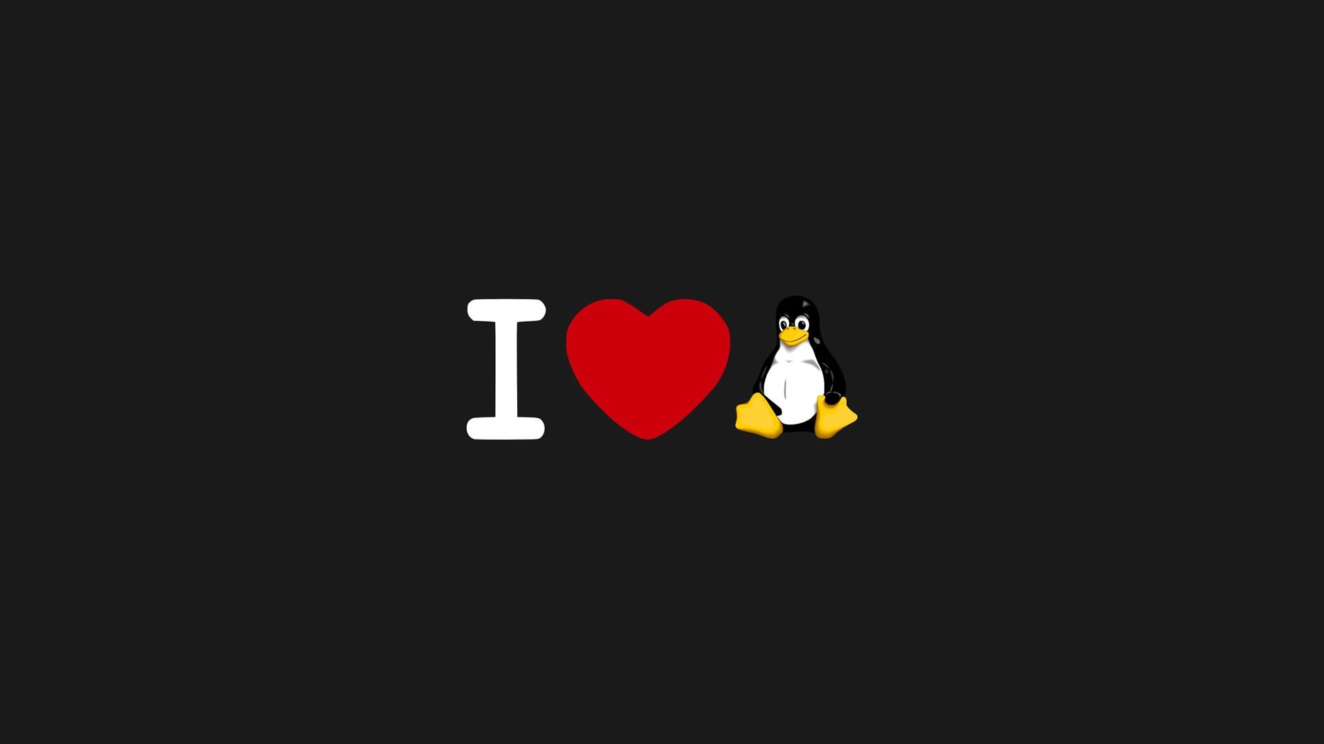 love, computer, linux, ubuntu, HD Wallpaper