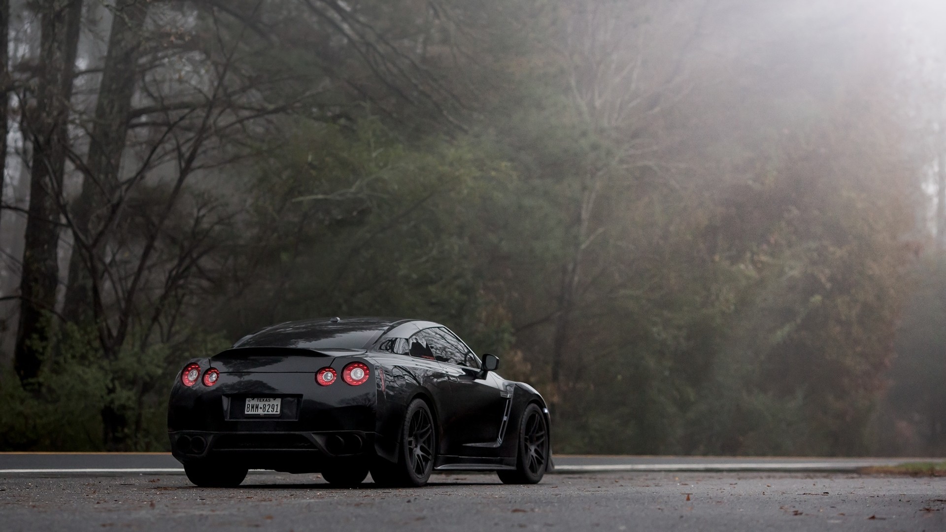 nissan, nissan gtr, cars, black, HD Wallpaper