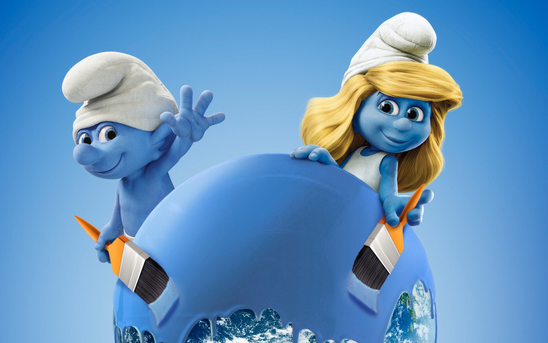 smurfs, animated movies, movies, 2017 movies, HD Wallpaper