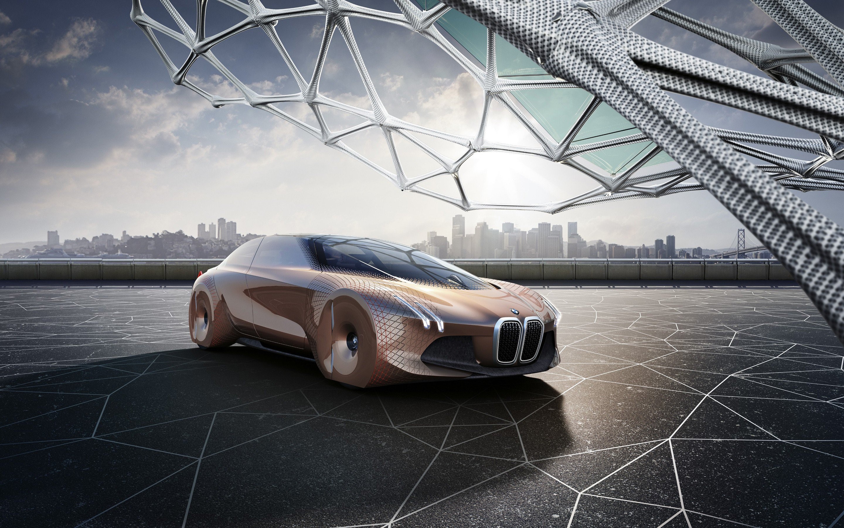 bmw, bmw vision, cars, concept cars, HD Wallpaper