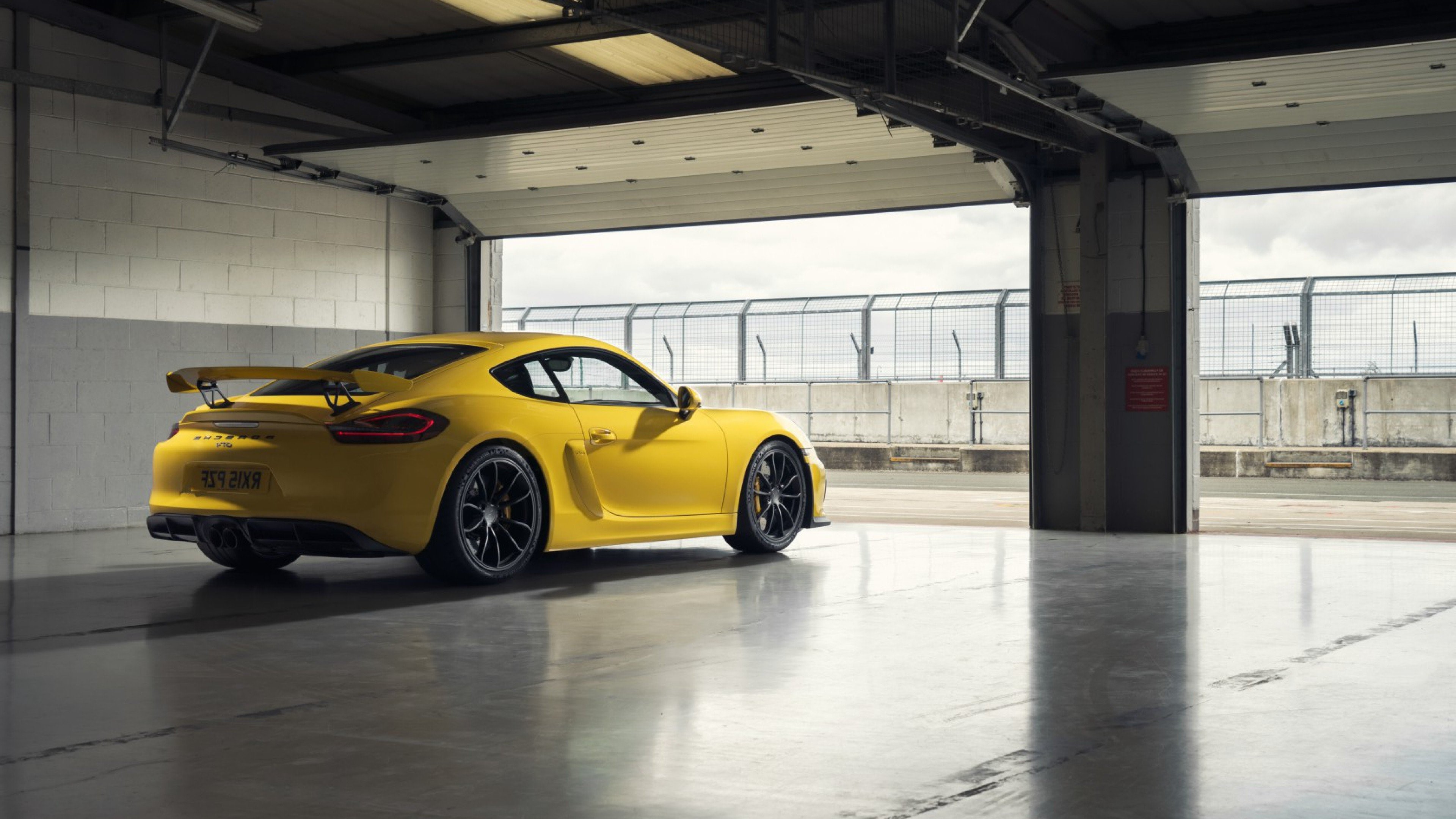 porsche cayman, porsche, cars, yellow, hd, HD Wallpaper