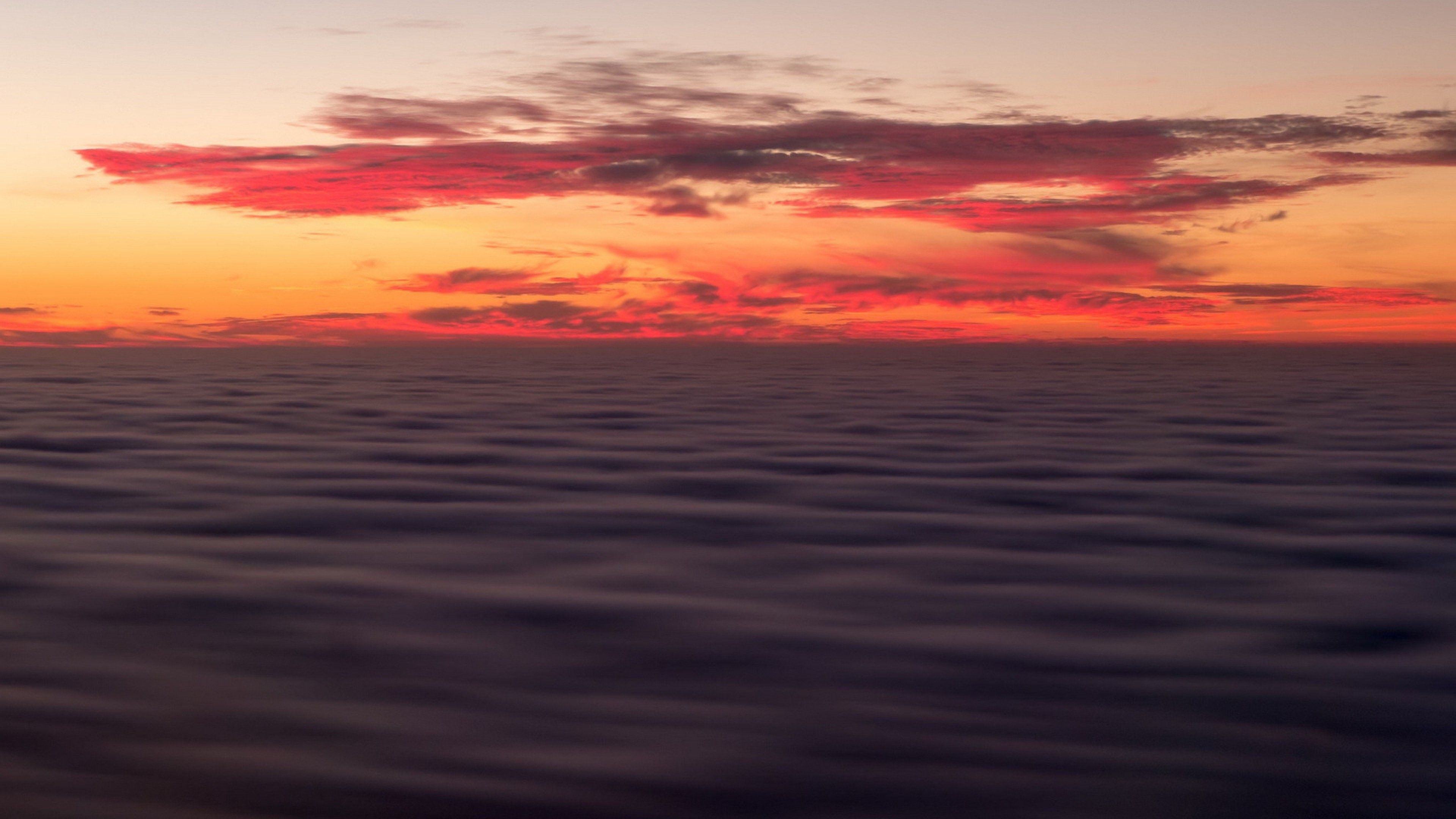 sea, sky, nature, horizon, california, hd, HD Wallpaper
