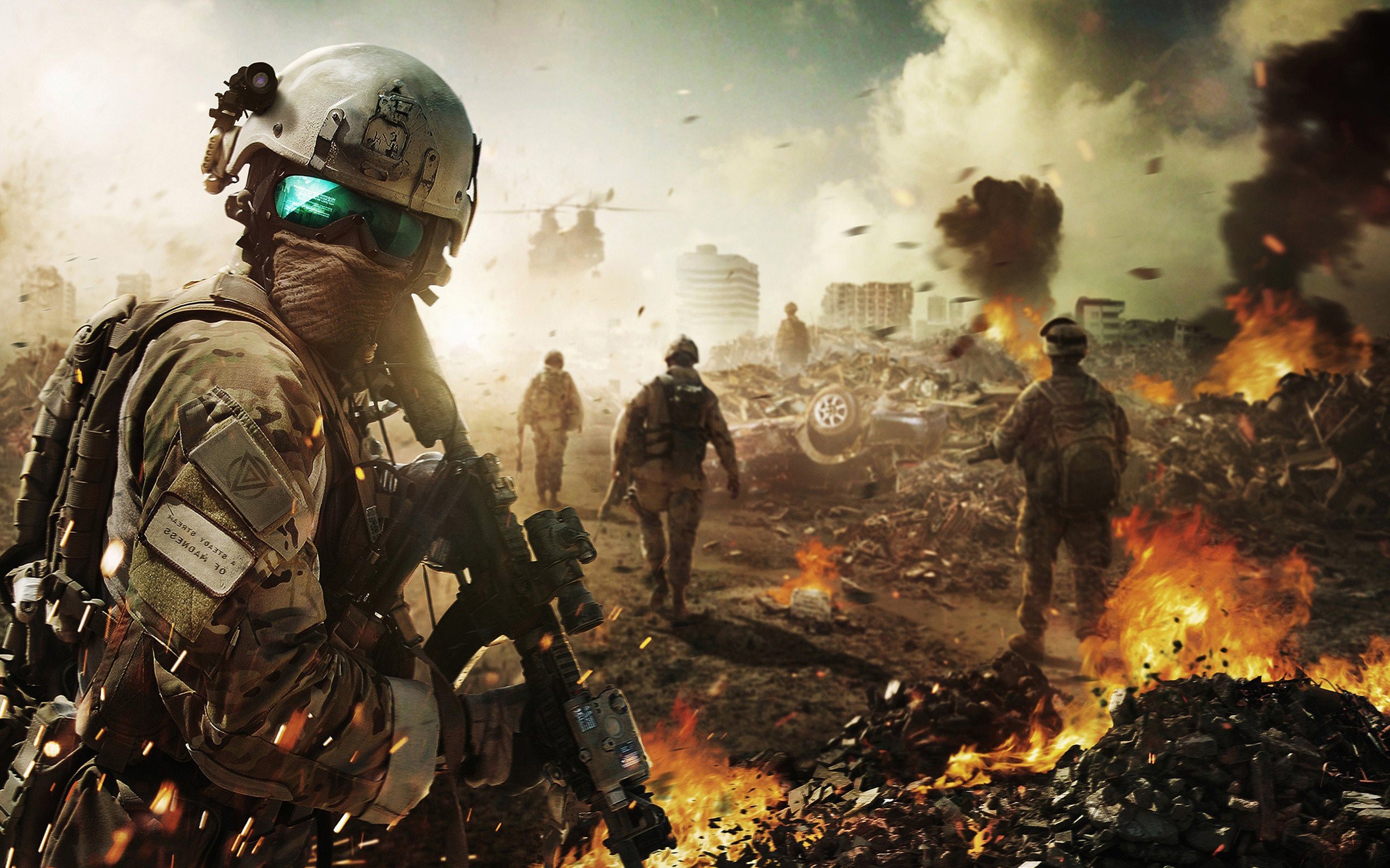 battlefield, games, soldier, hd, soldiers, HD Wallpaper