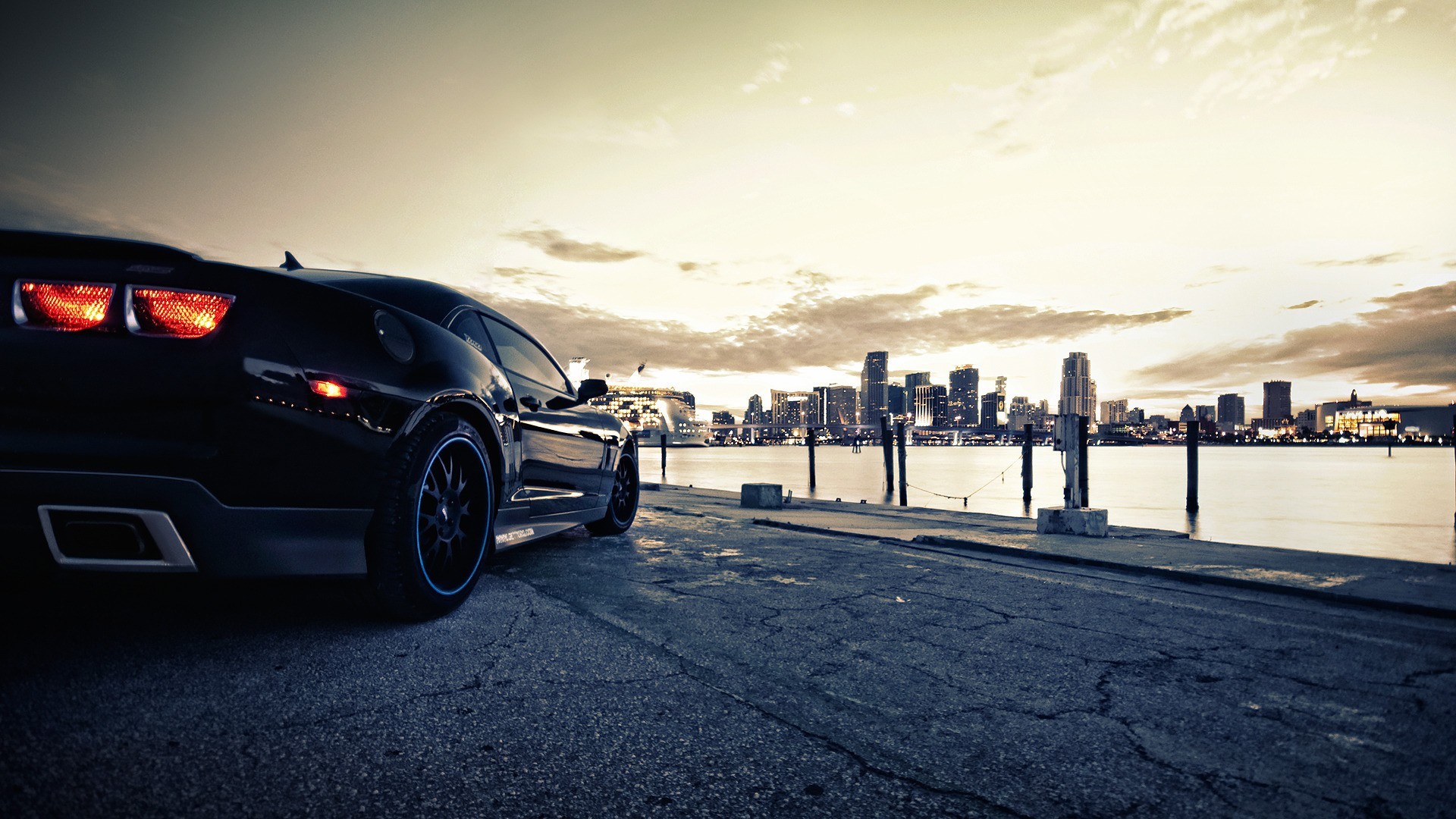 light, cars, HD Wallpaper