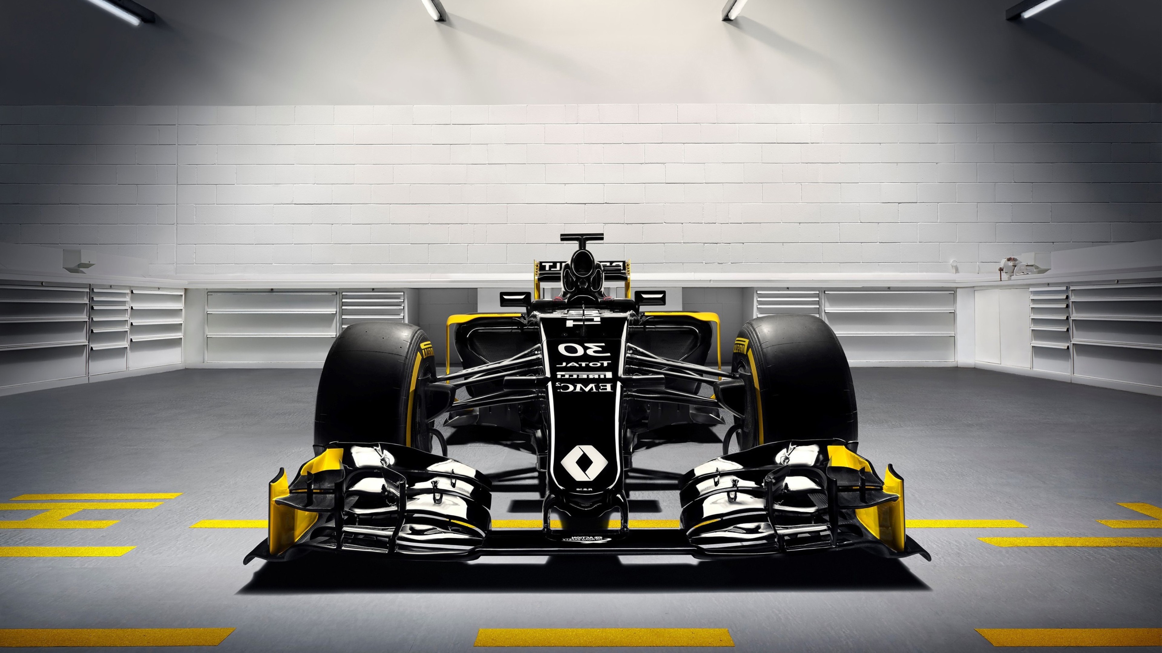 f1, cars, track, racing, renault, HD Wallpaper