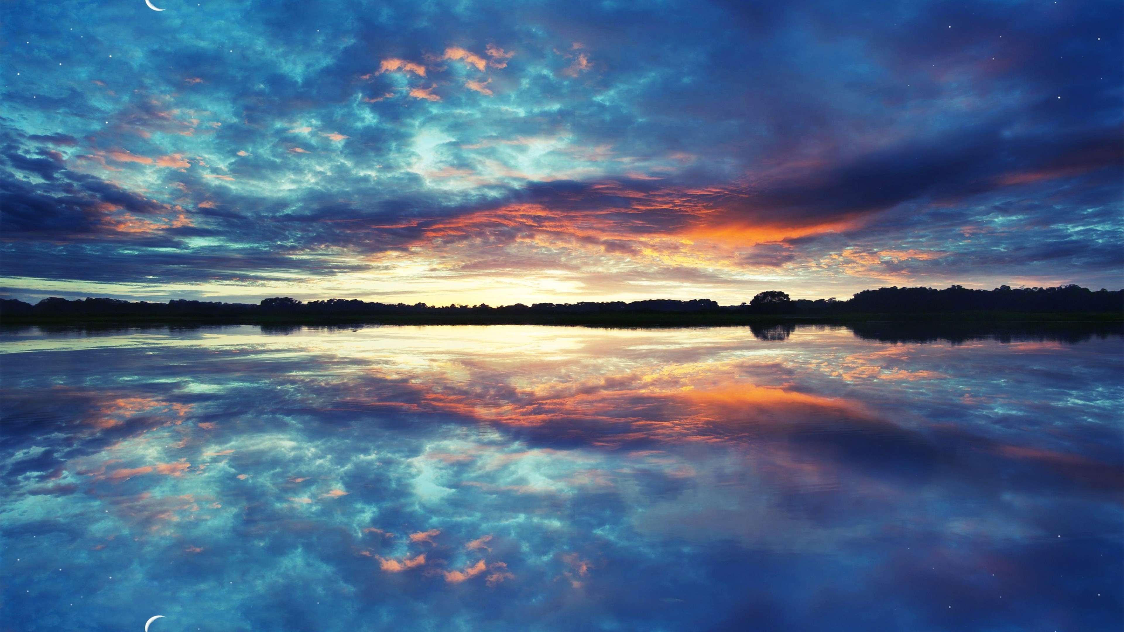 nature, sea, reflections, HD Wallpaper