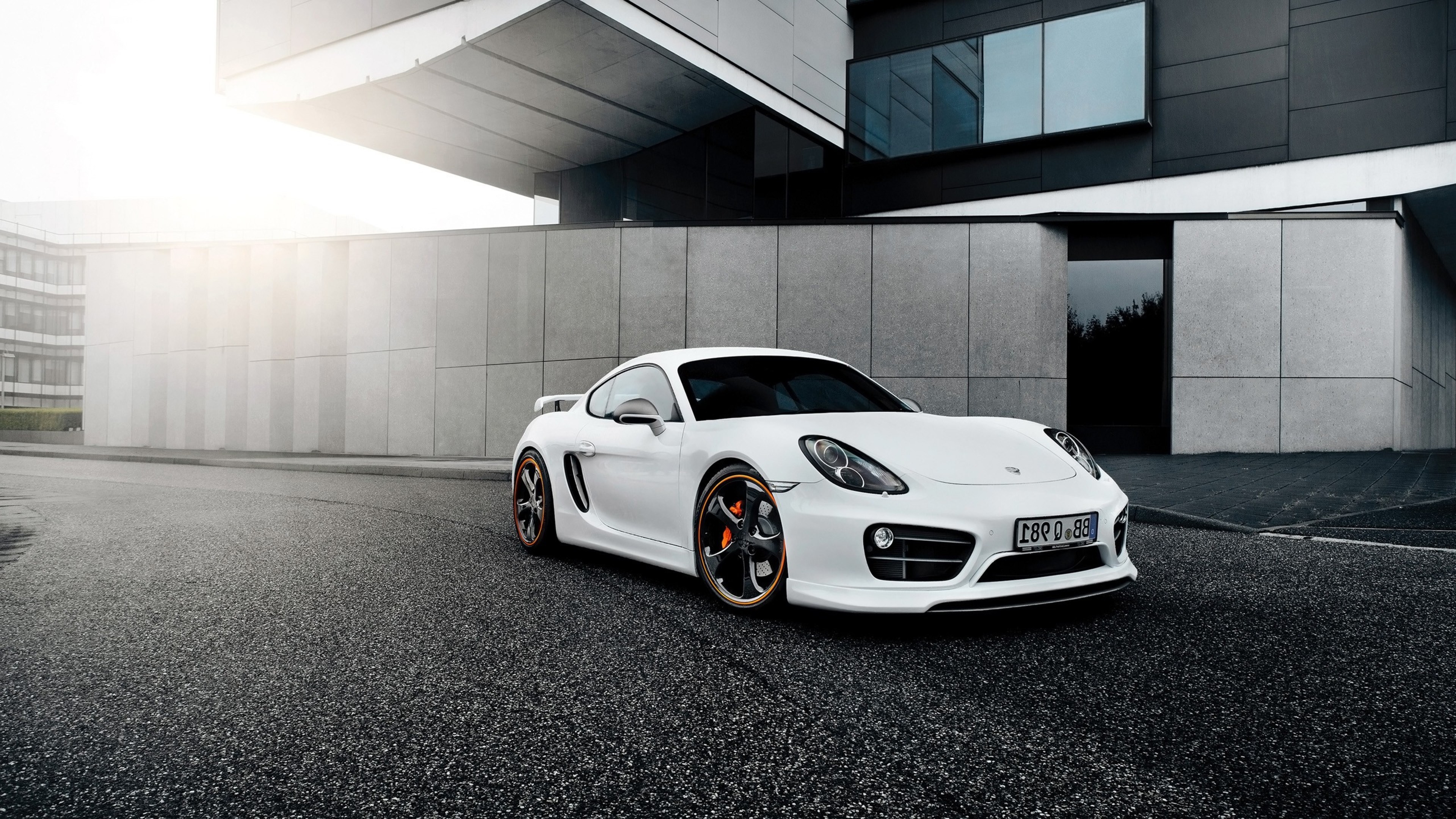 porsche, porsche cayman, cars, white, racing, HD Wallpaper