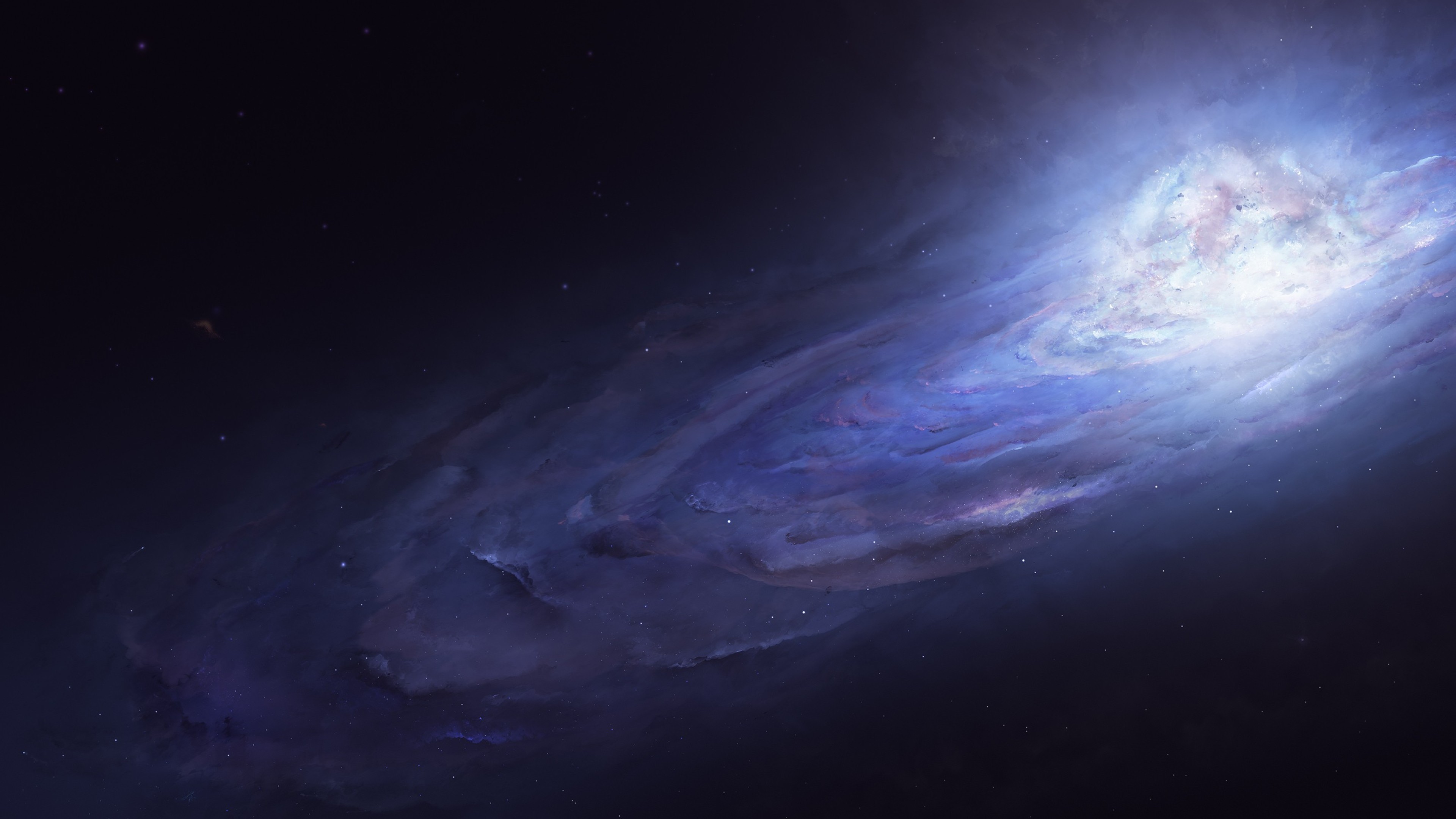 galaxy, digital universe, artist, digital art, HD Wallpaper