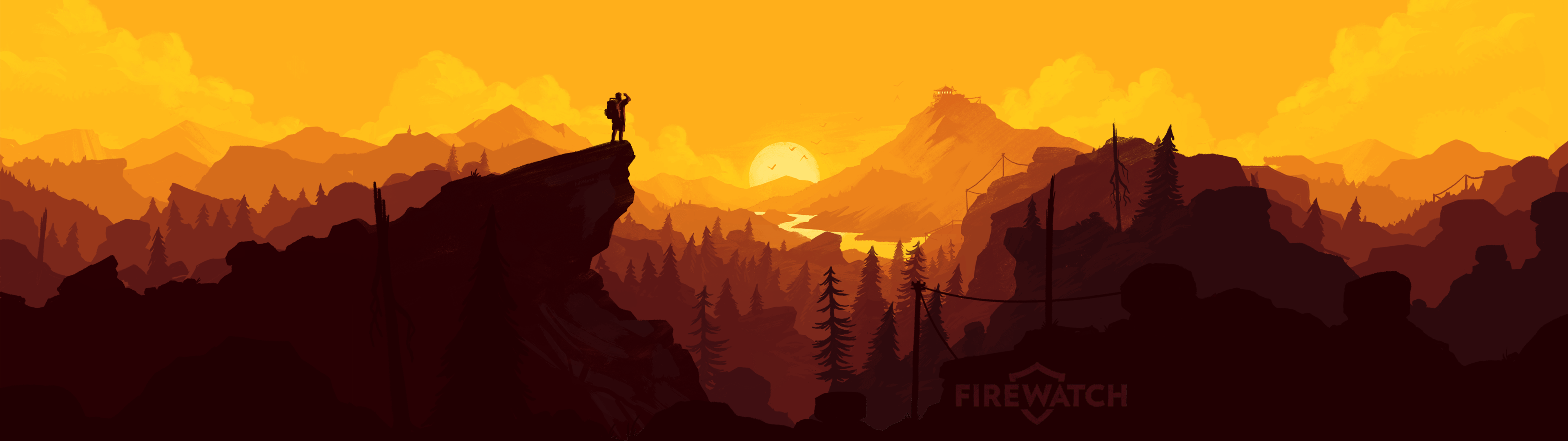 firewatch, games, artist, digital art, ps games, pc games, HD Wallpaper
