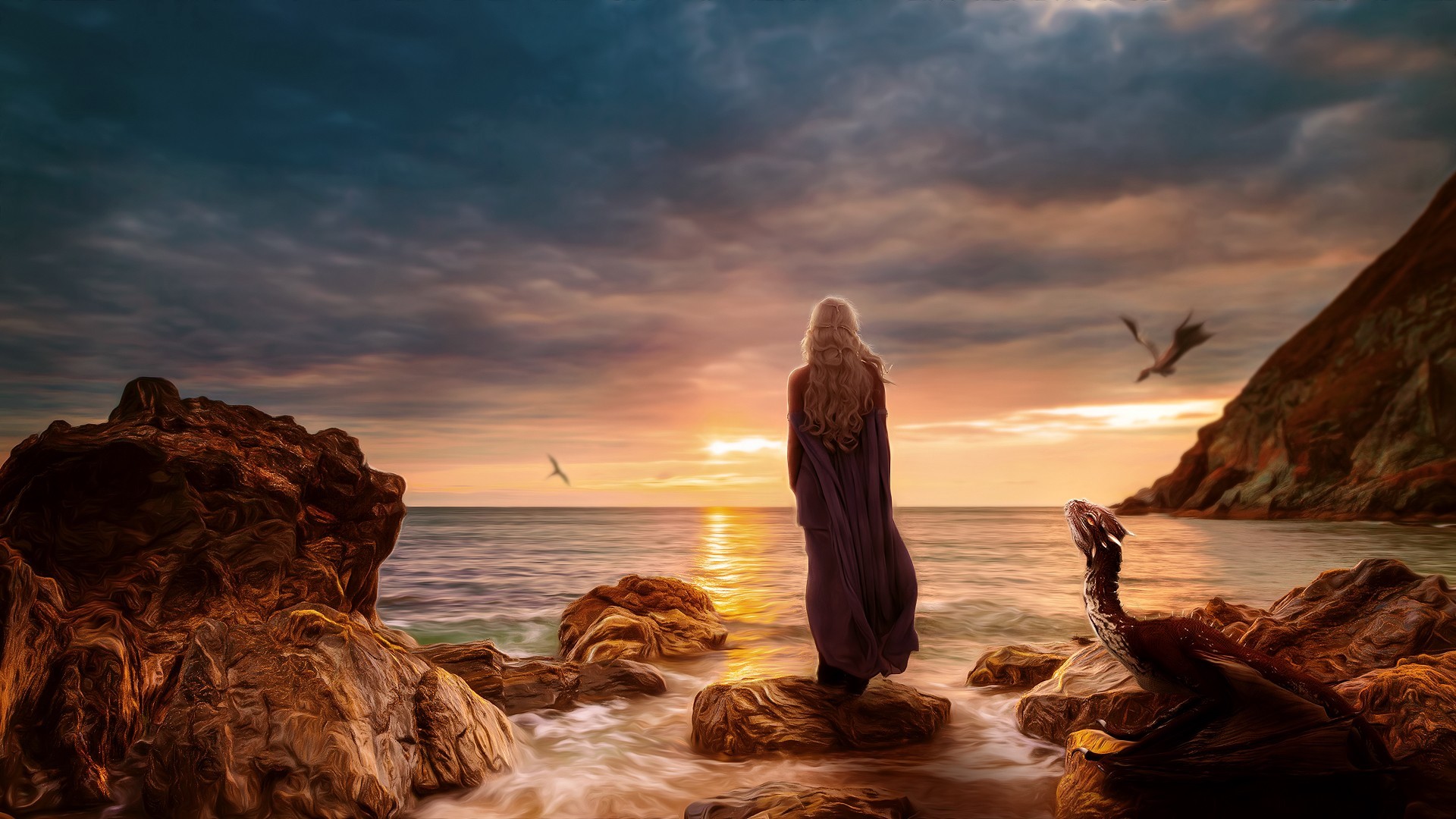 tv shows, game of thrones, emilia clarke, HD Wallpaper