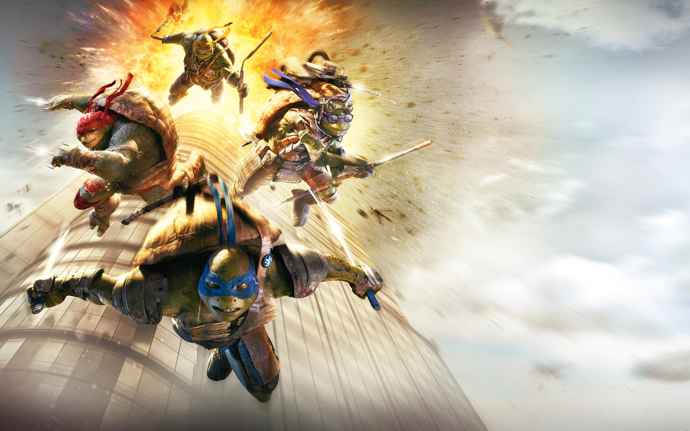 teenage mutant ninja turtles, ninja turtle, movies, 2016 movies, HD Wallpaper