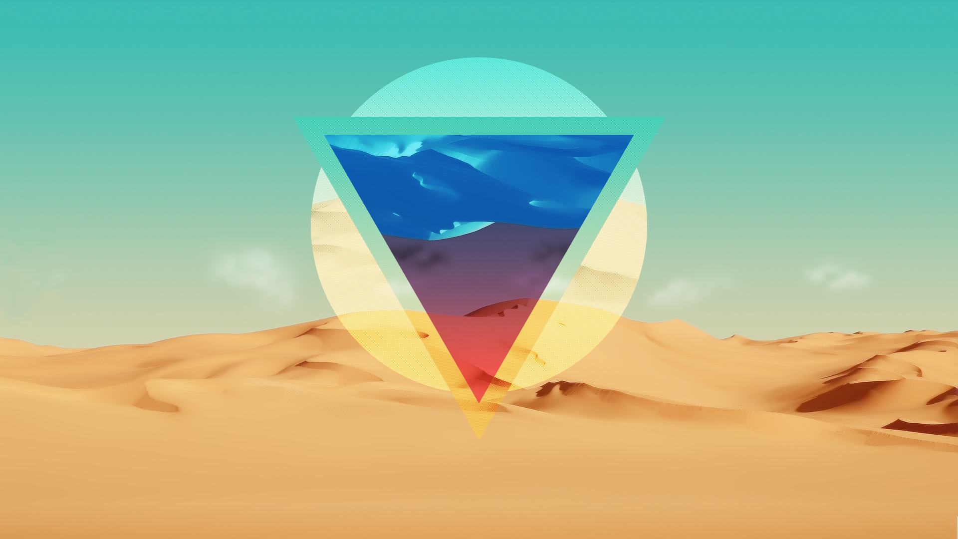 artist, artwork, polygon, digital art, triangle, HD Wallpaper