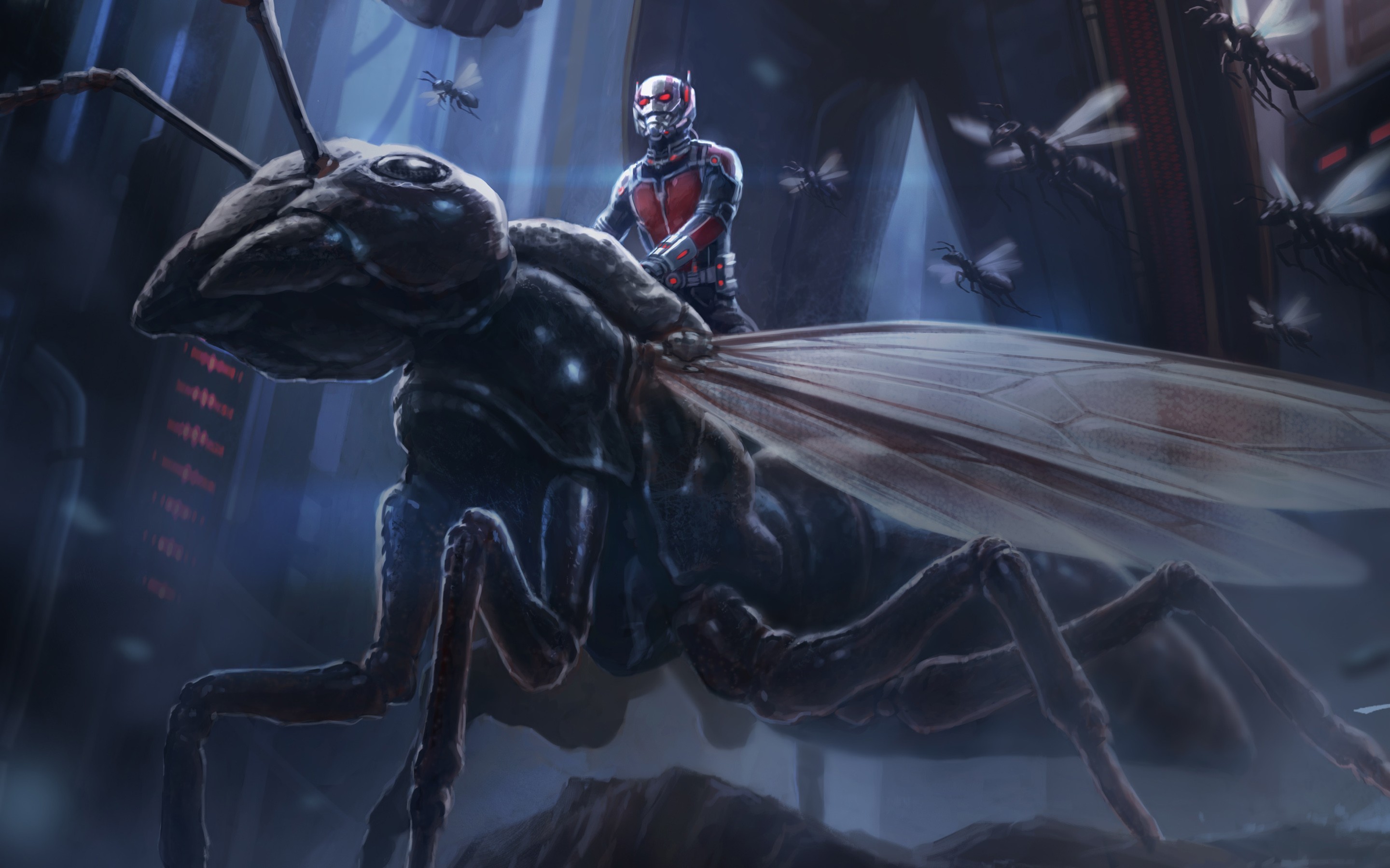 art, artist, ant man, movies, artwork, HD Wallpaper