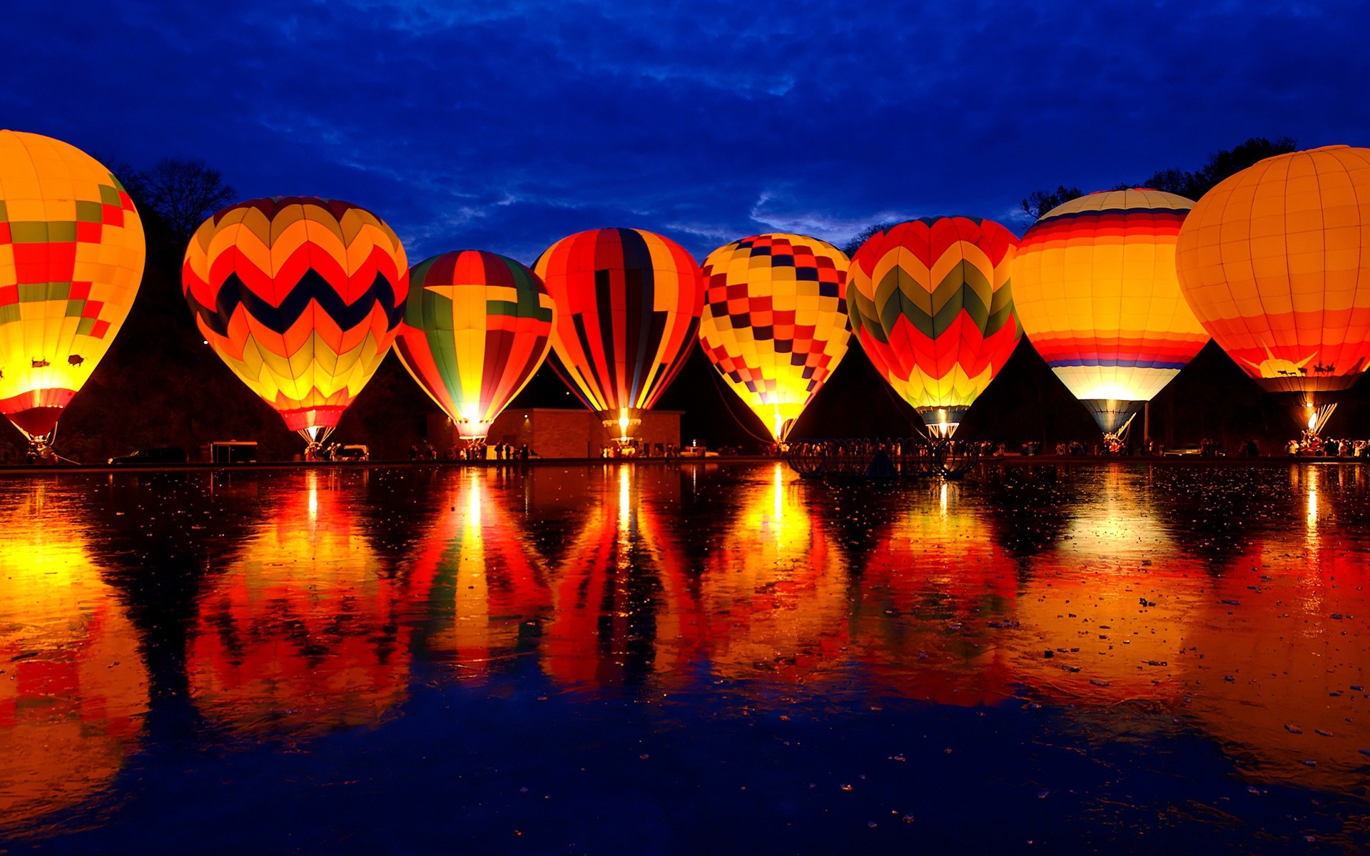 air balloon, nature, colorful, HD Wallpaper