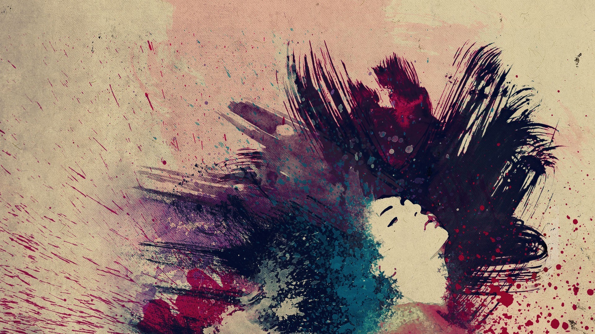 abstract, paint, HD Wallpaper