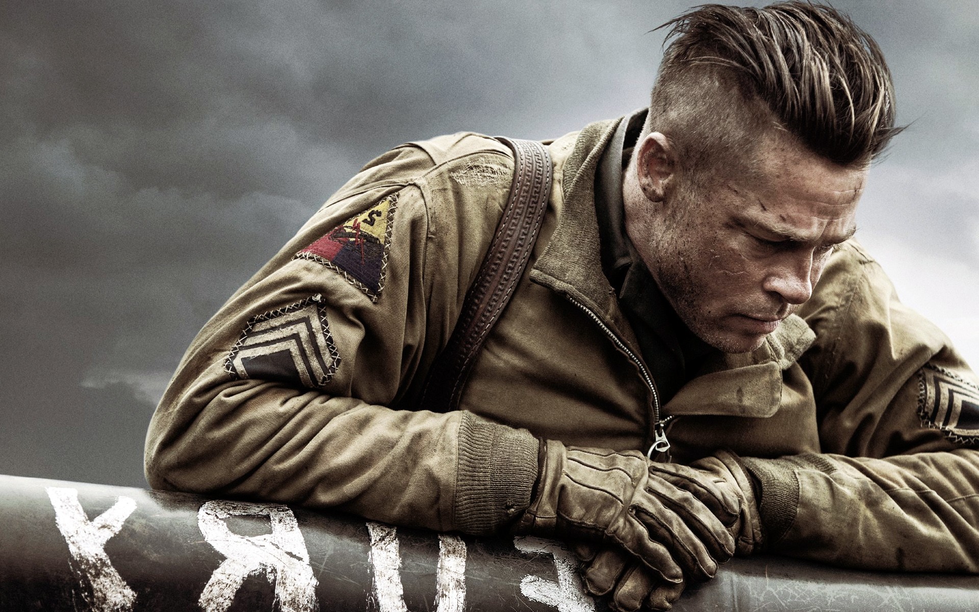 brad pitt, movies, fury, HD Wallpaper