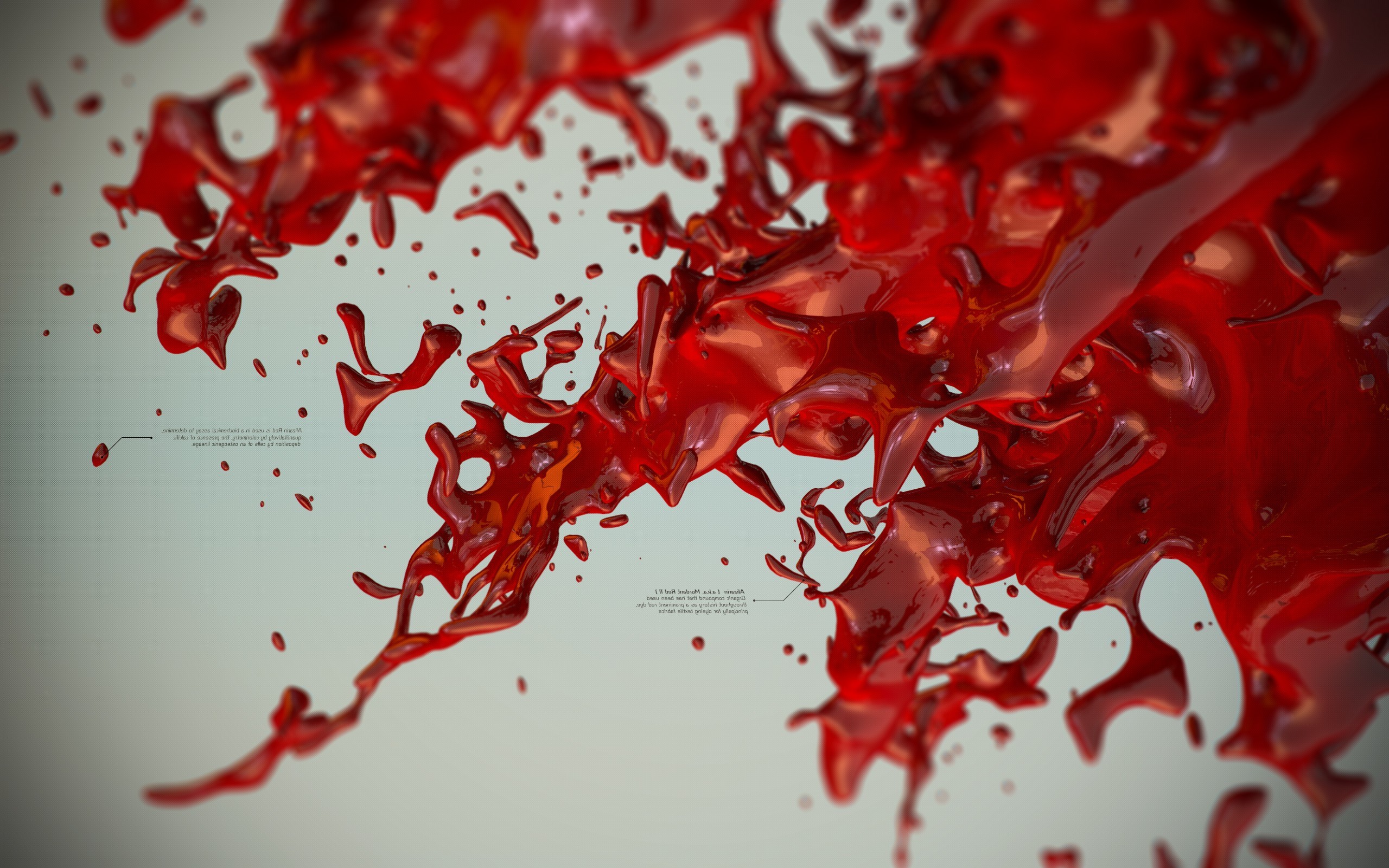 red, 3d, abstract, HD Wallpaper