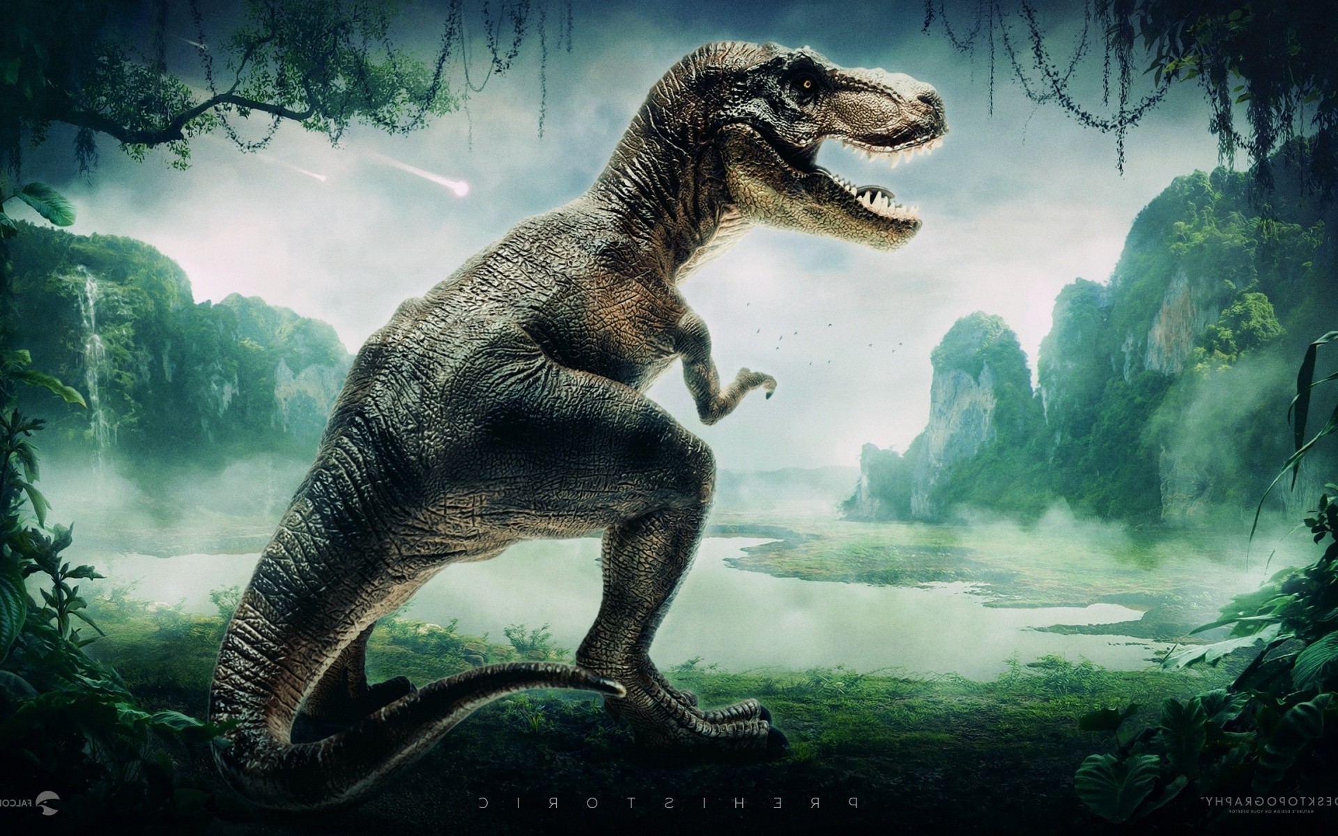 dinosaur, creative, HD Wallpaper