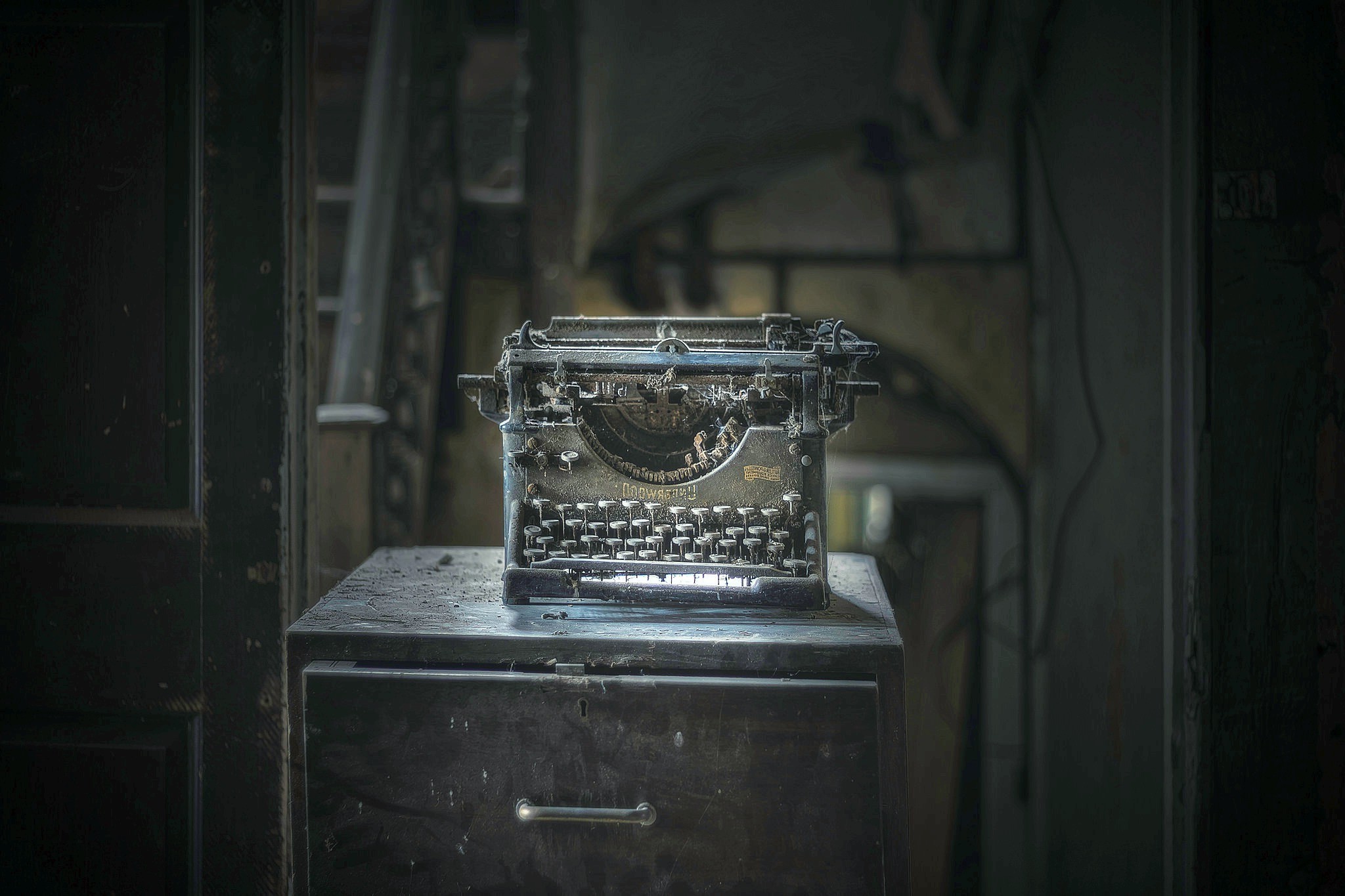 typewriter, old, dust, vintage, others, HD Wallpaper
