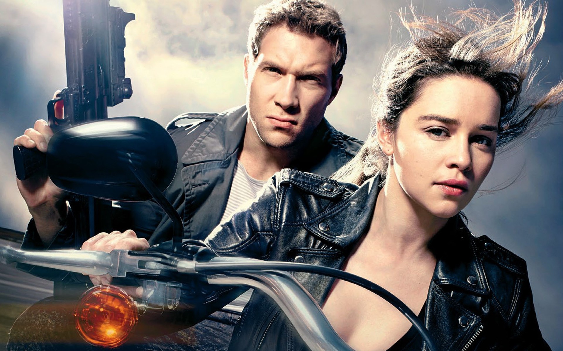 terminator, movies, emilia clarke, HD Wallpaper