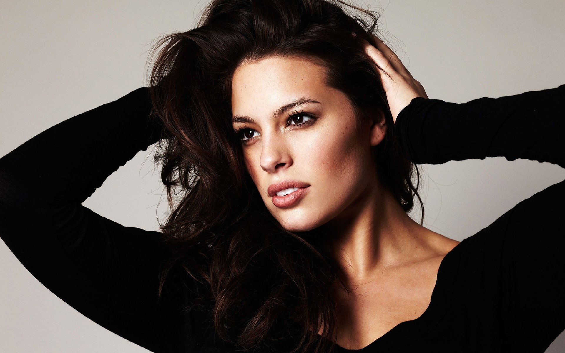 ashley graham, celebrities, girls, model, HD Wallpaper