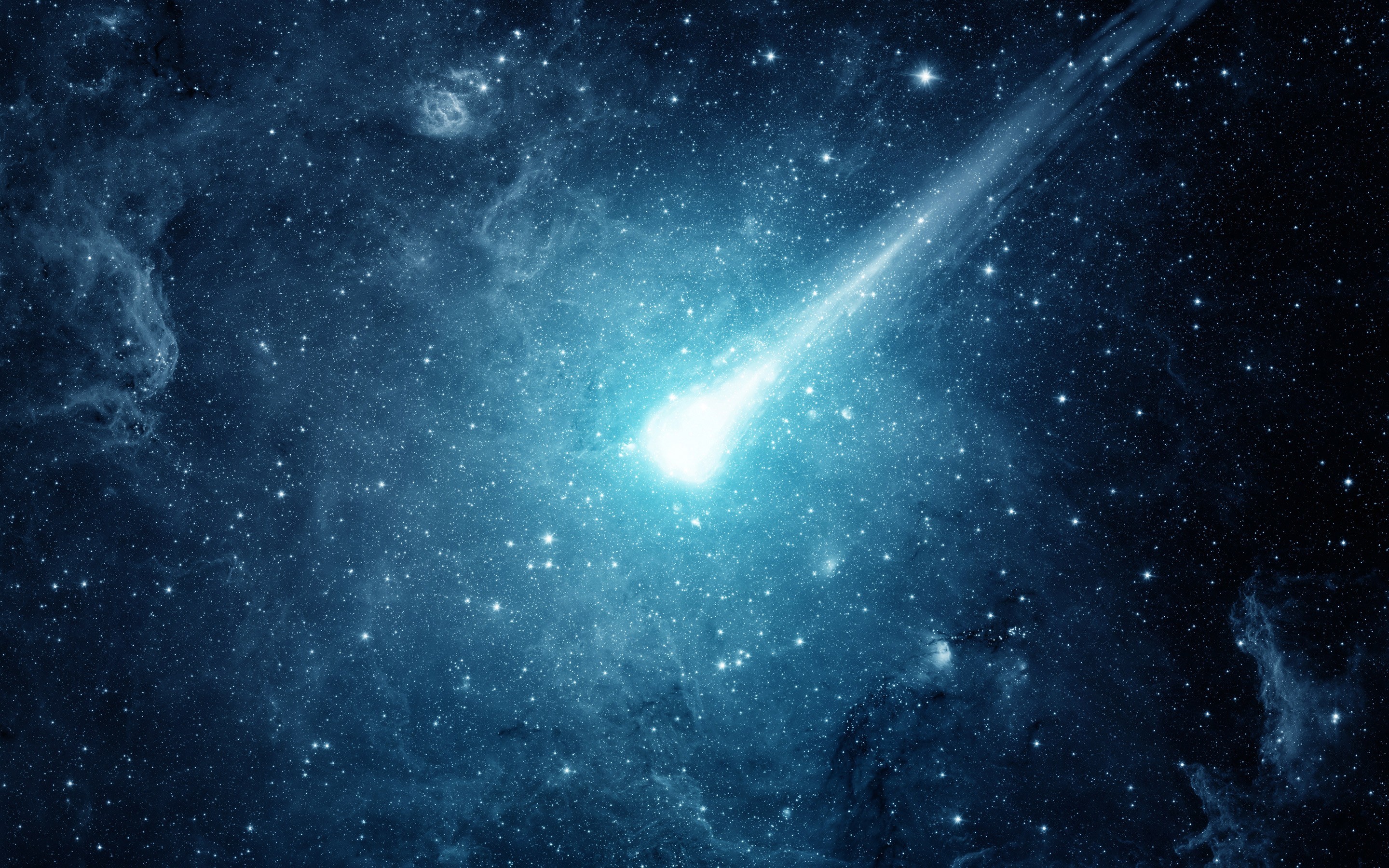 blue, light, digital universe, HD Wallpaper