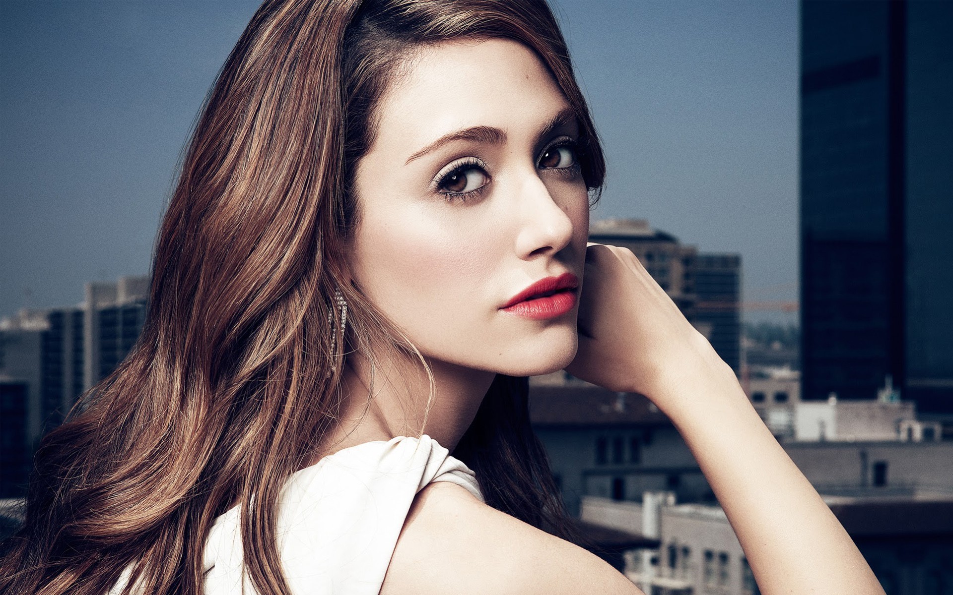 emmy rossum, celebrities, girls, HD Wallpaper