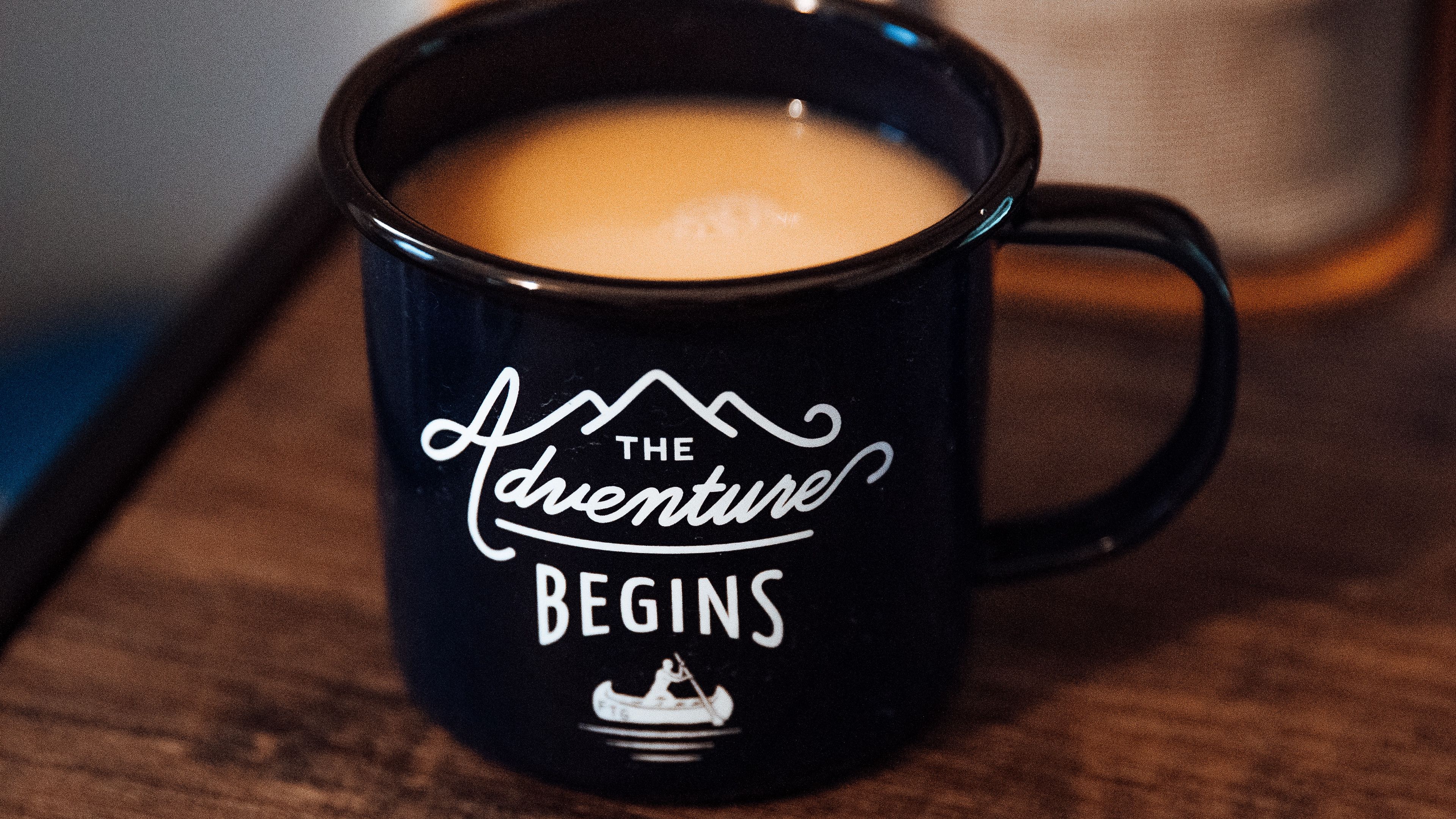 mug, inscription, text, coffee, drink, 4k, HD Wallpaper