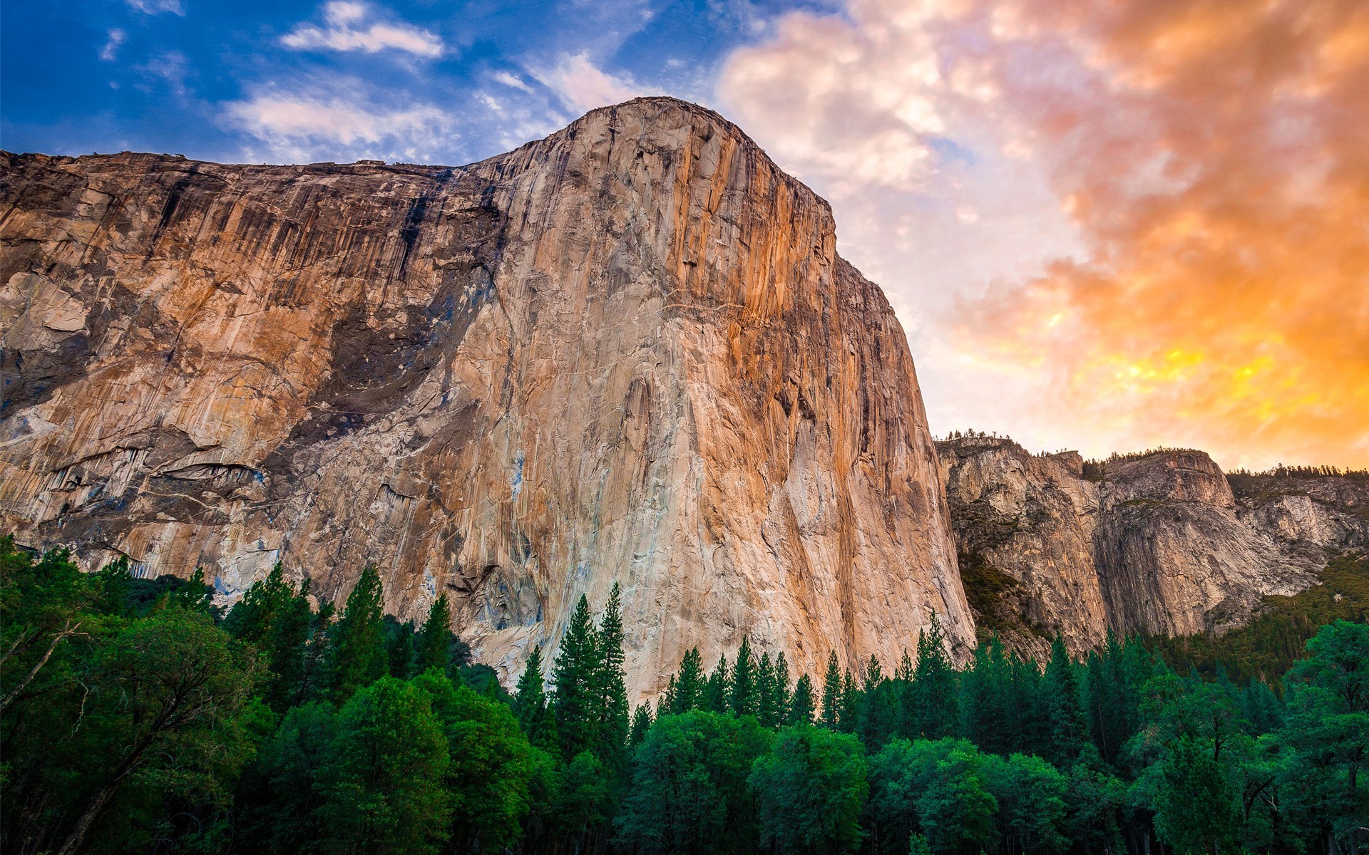 yosemite, mountains, nature, HD Wallpaper