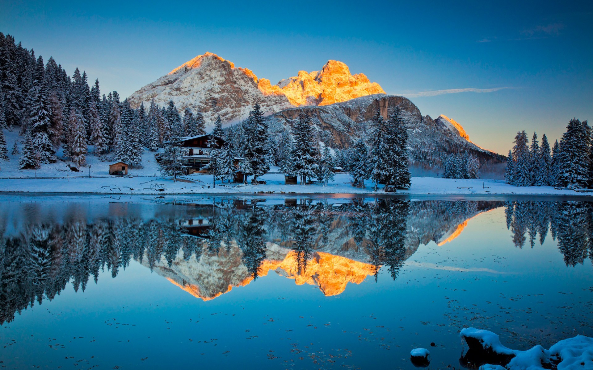 nature, reflections, lake, HD Wallpaper