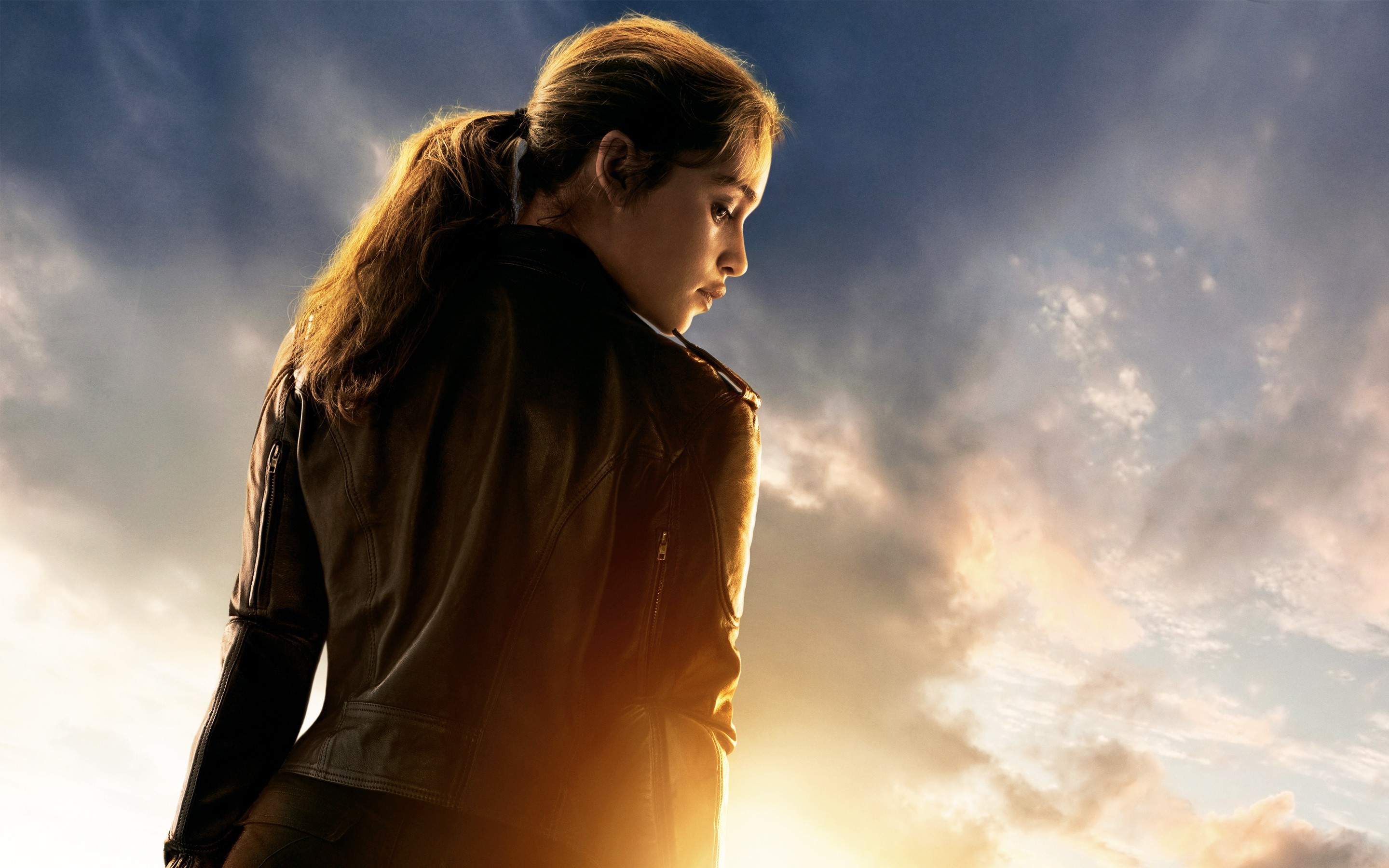 terminator, movies, emilia clarke, HD Wallpaper
