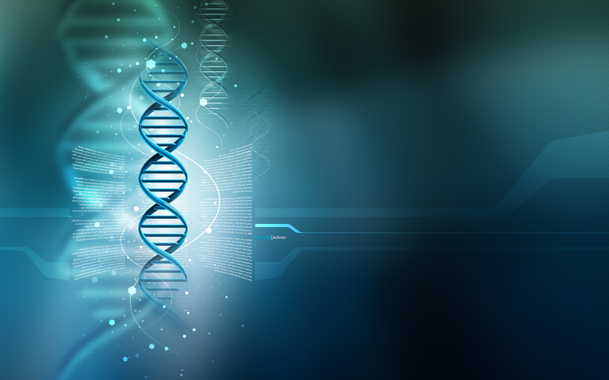 dna, 3d, HD Wallpaper